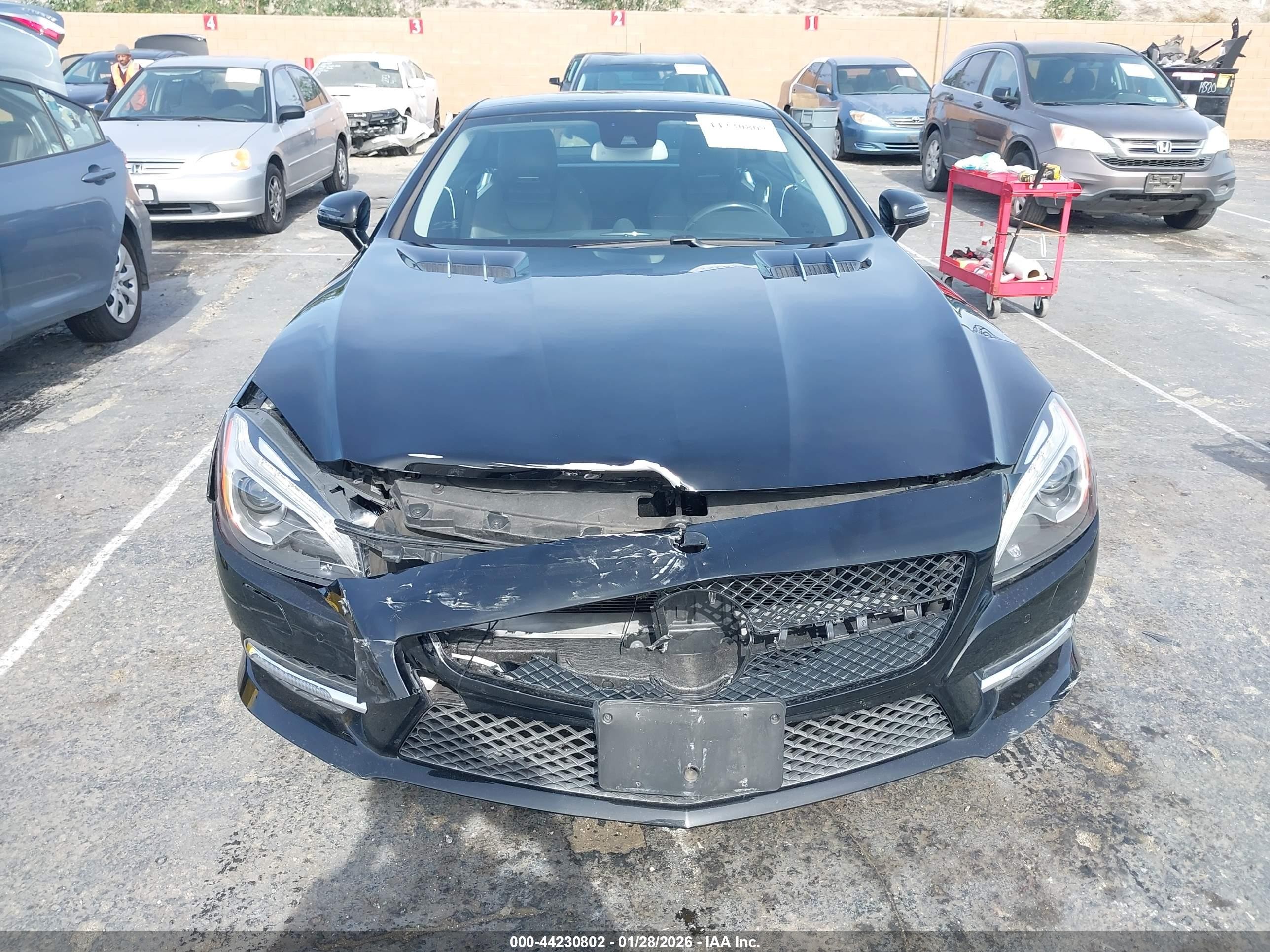 2015 Mercedes-benz Sl 400   Black vin: WDDJK6FA2FF031392