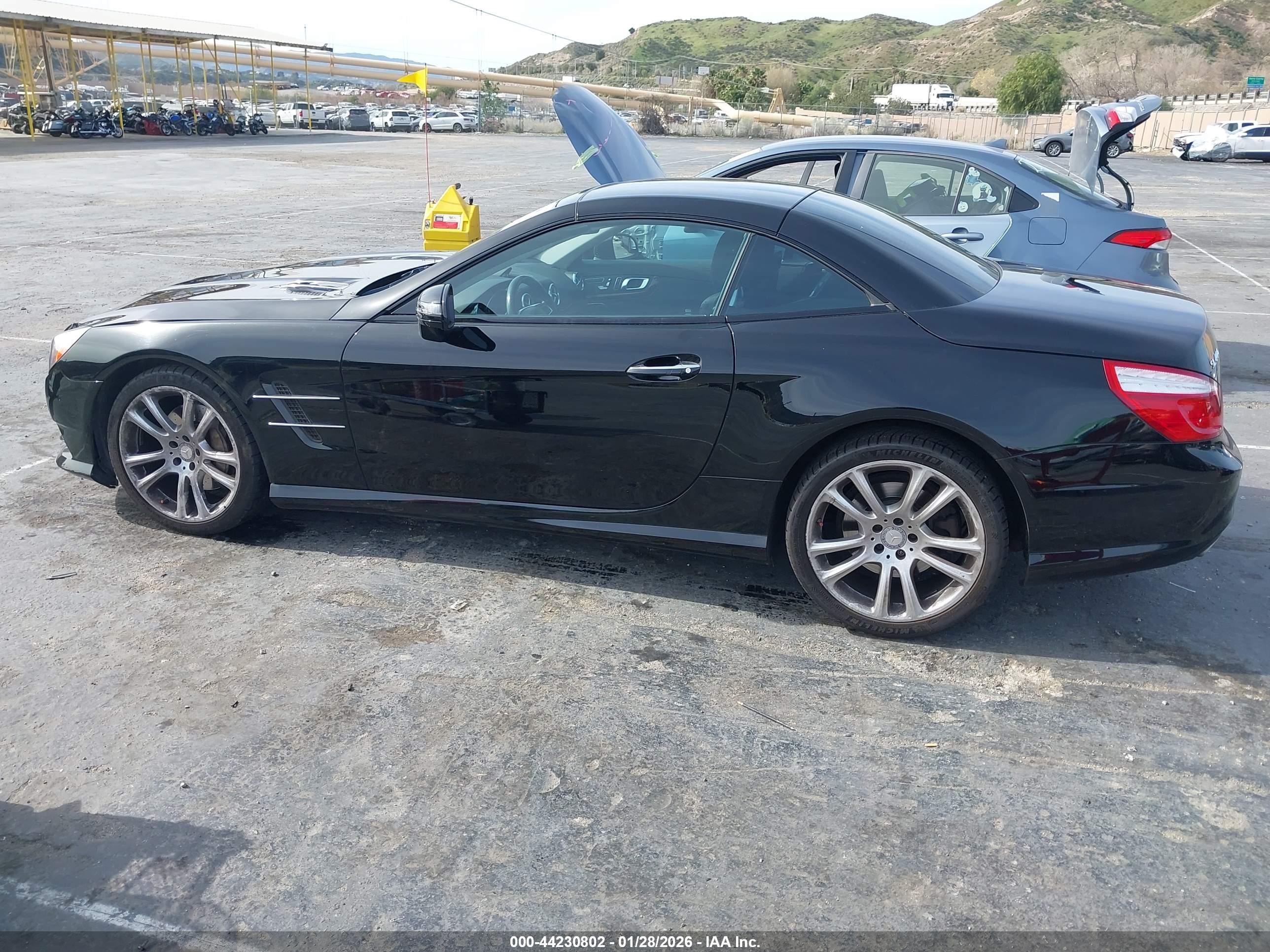 2015 Mercedes-benz Sl 400   Black vin: WDDJK6FA2FF031392