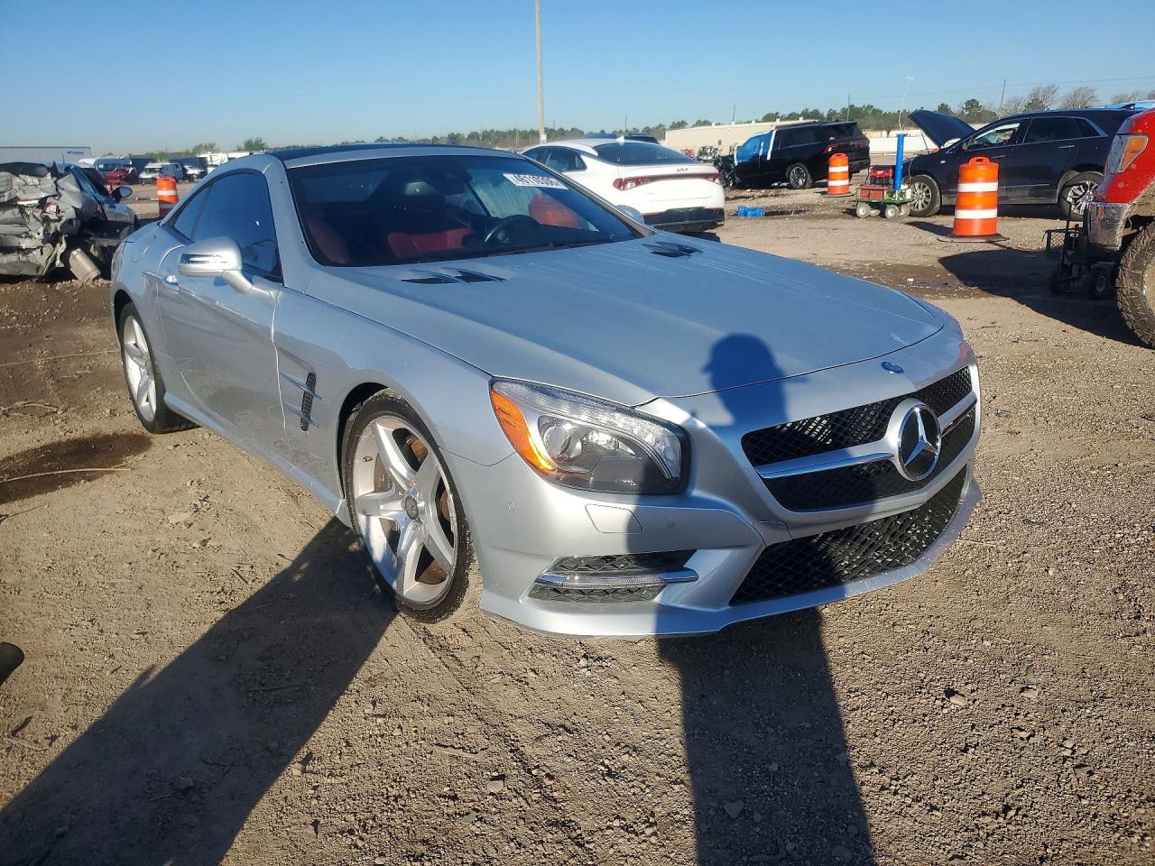 2015 Mercedes-benz Sl 400 Silver vin: WDDJK6FA3FF032065