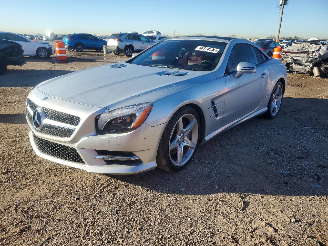 2015 Mercedes-benz Sl 400 Silver vin: WDDJK6FA3FF032065