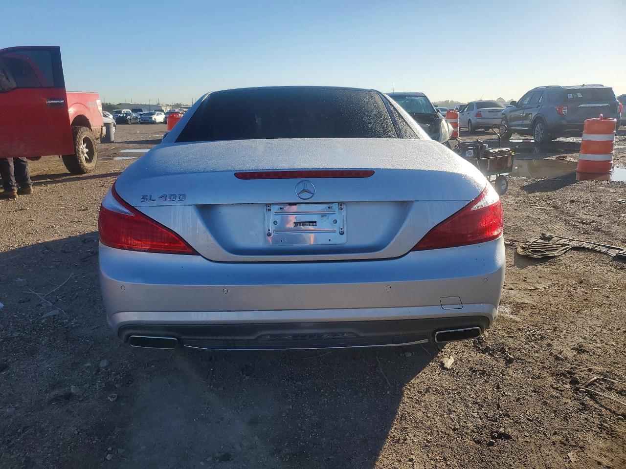 2015 Mercedes-benz Sl 400 Silver vin: WDDJK6FA3FF032065