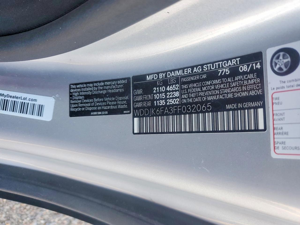 2015 Mercedes-benz Sl 400 Silver vin: WDDJK6FA3FF032065