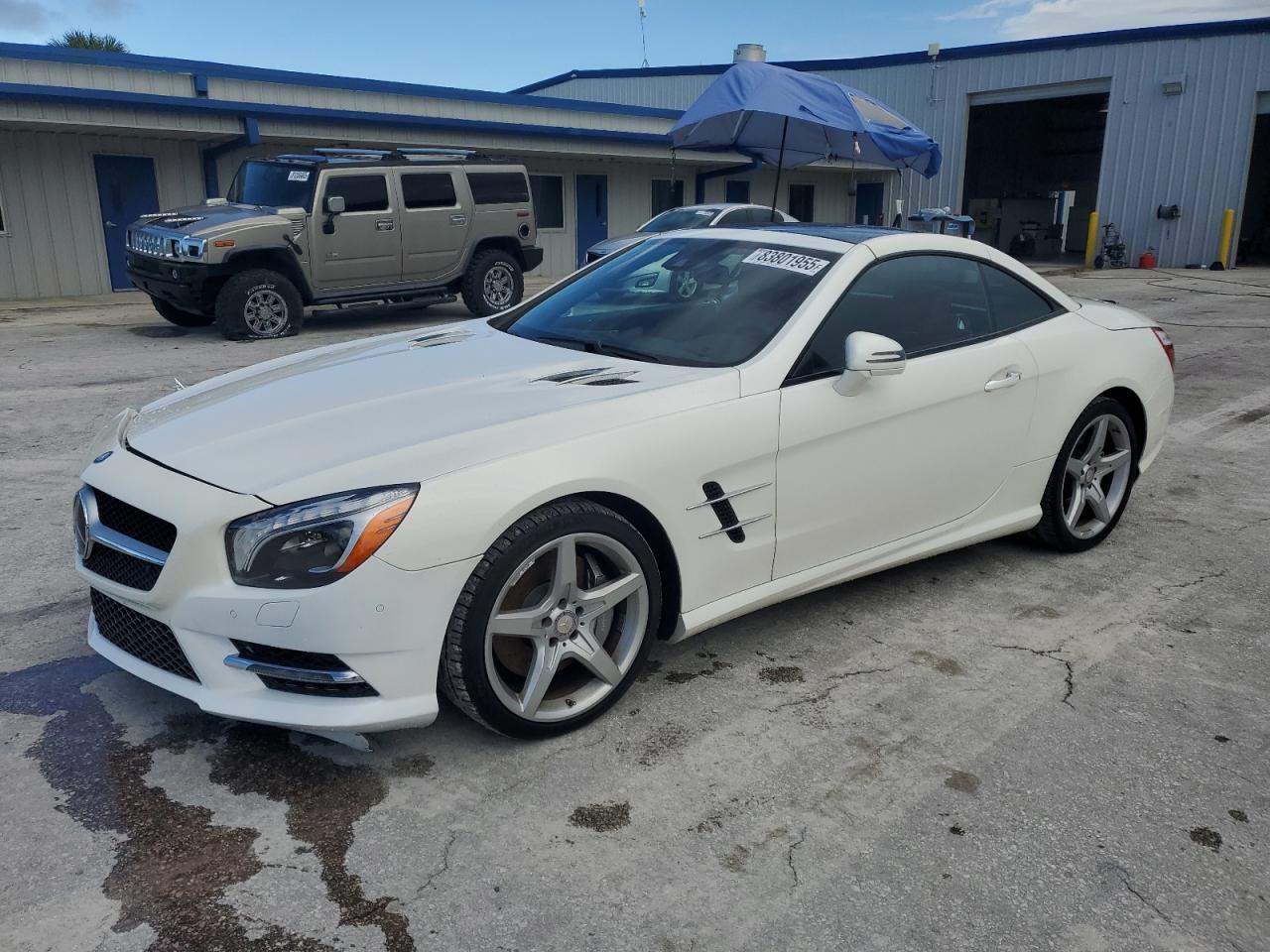 2015 Mercedes-benz Sl 400 White vin: WDDJK6FA4FF032155