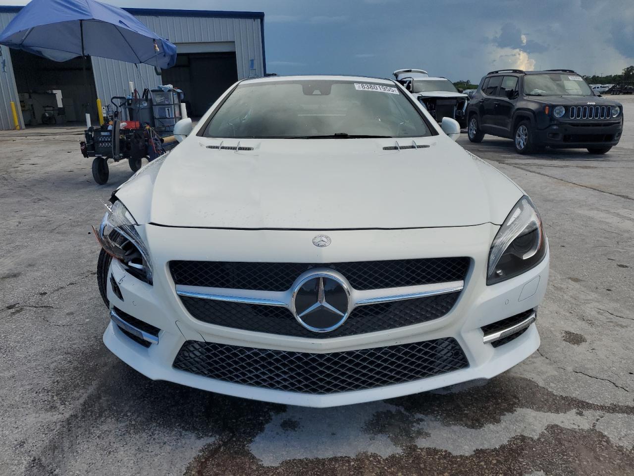 2015 Mercedes-benz Sl 400 White vin: WDDJK6FA4FF032155