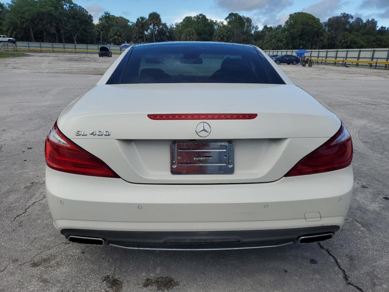 2015 Mercedes-benz Sl 400 White vin: WDDJK6FA4FF032155