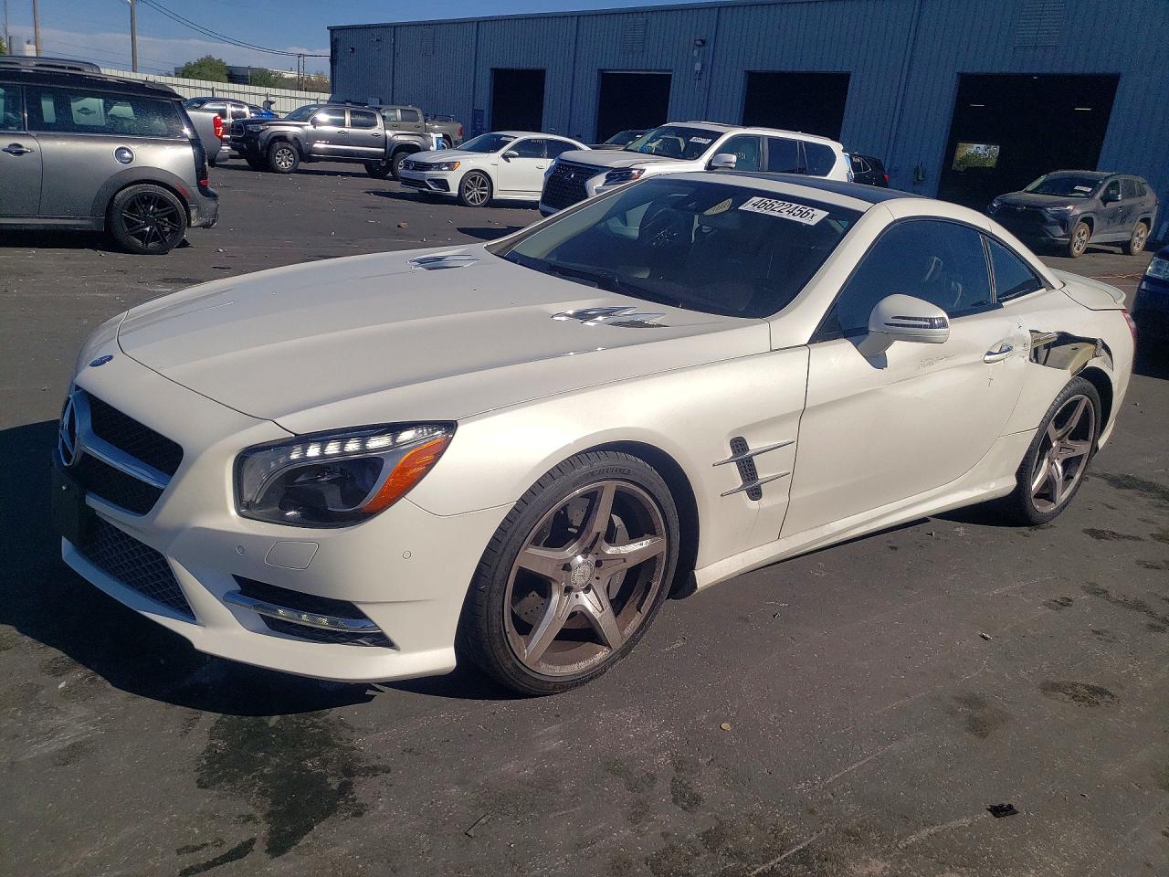 2015 Mercedes Benz Sl 400 White vin: WDDJK6FA5FF030852
