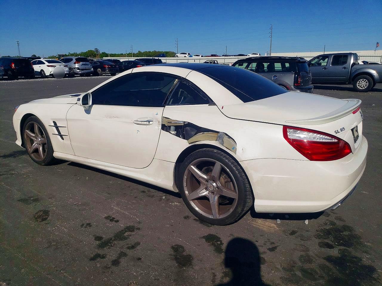 2015 Mercedes Benz Sl 400 White vin: WDDJK6FA5FF030852