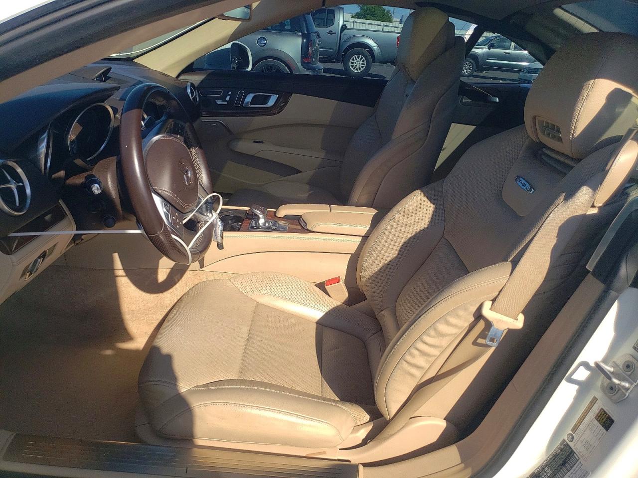 2015 Mercedes Benz Sl 400 White vin: WDDJK6FA5FF030852
