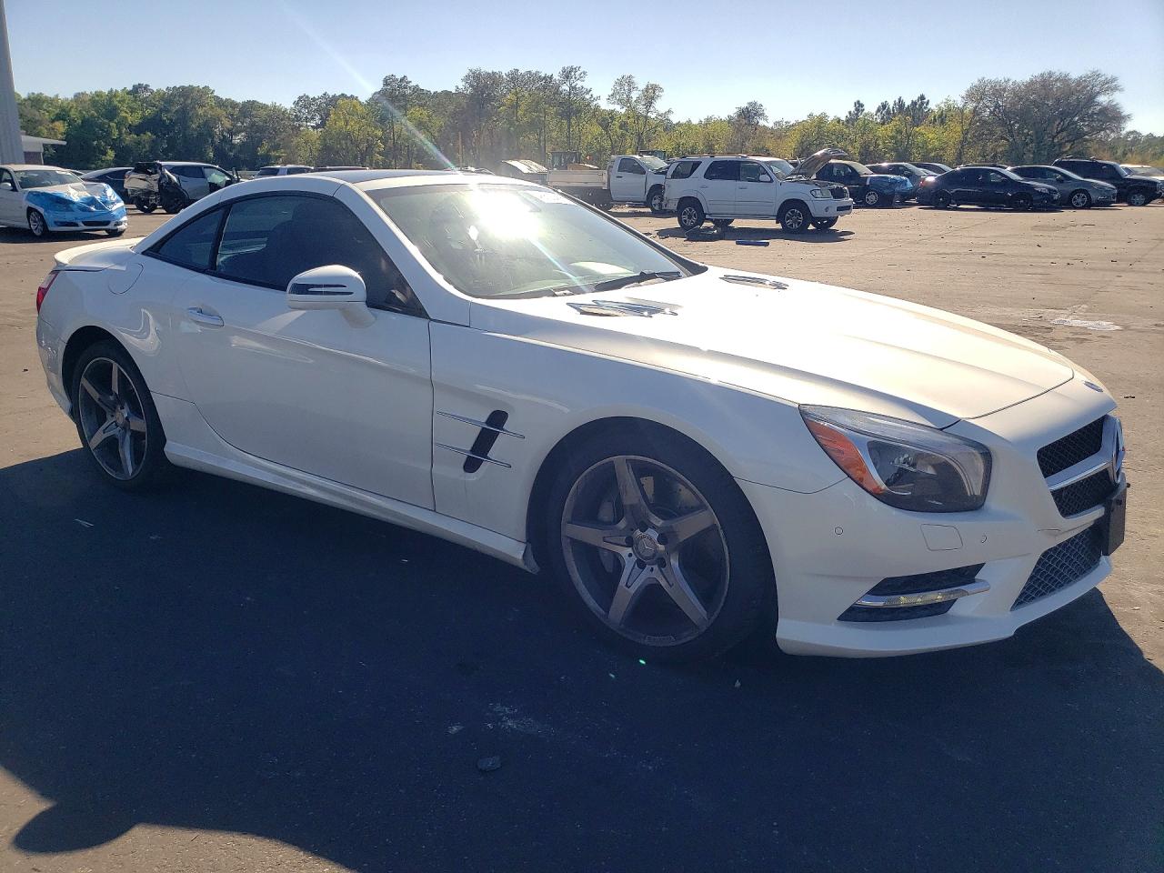 2015 Mercedes Benz Sl 400 White vin: WDDJK6FA5FF030852