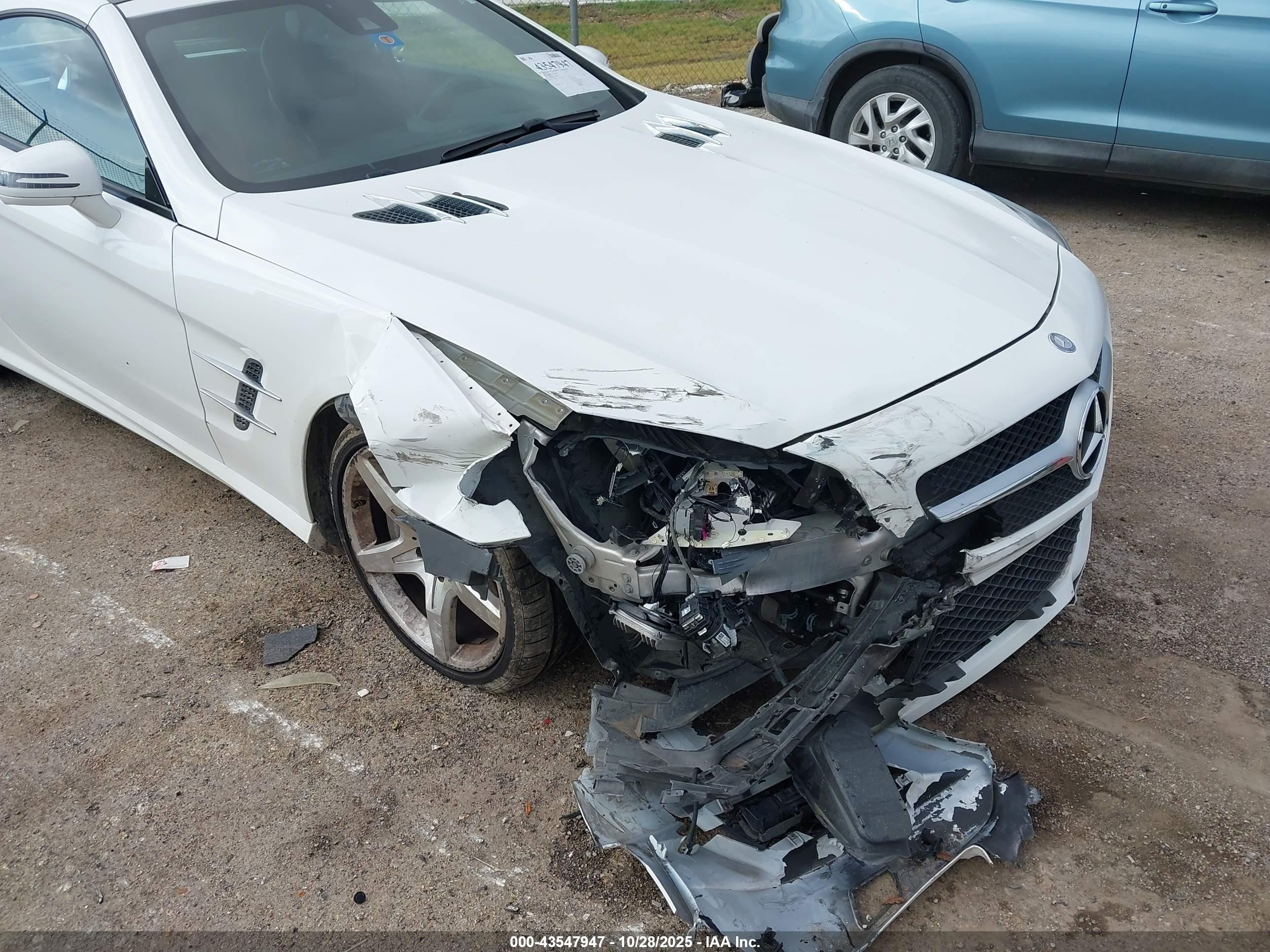 2015 Mercedes-benz Sl 400   White vin: WDDJK6FA5FF033847