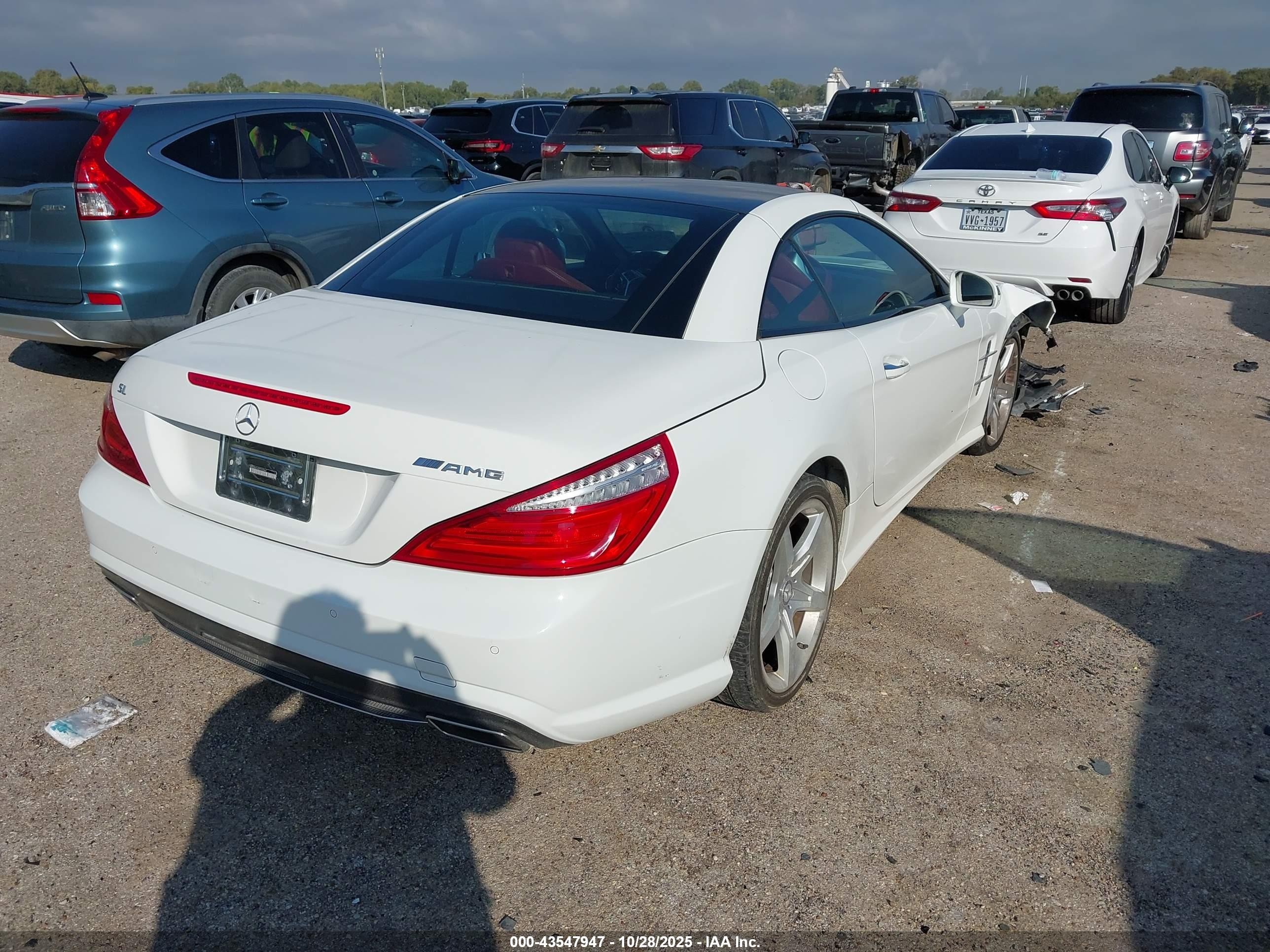 2015 Mercedes-benz Sl 400   White vin: WDDJK6FA5FF033847