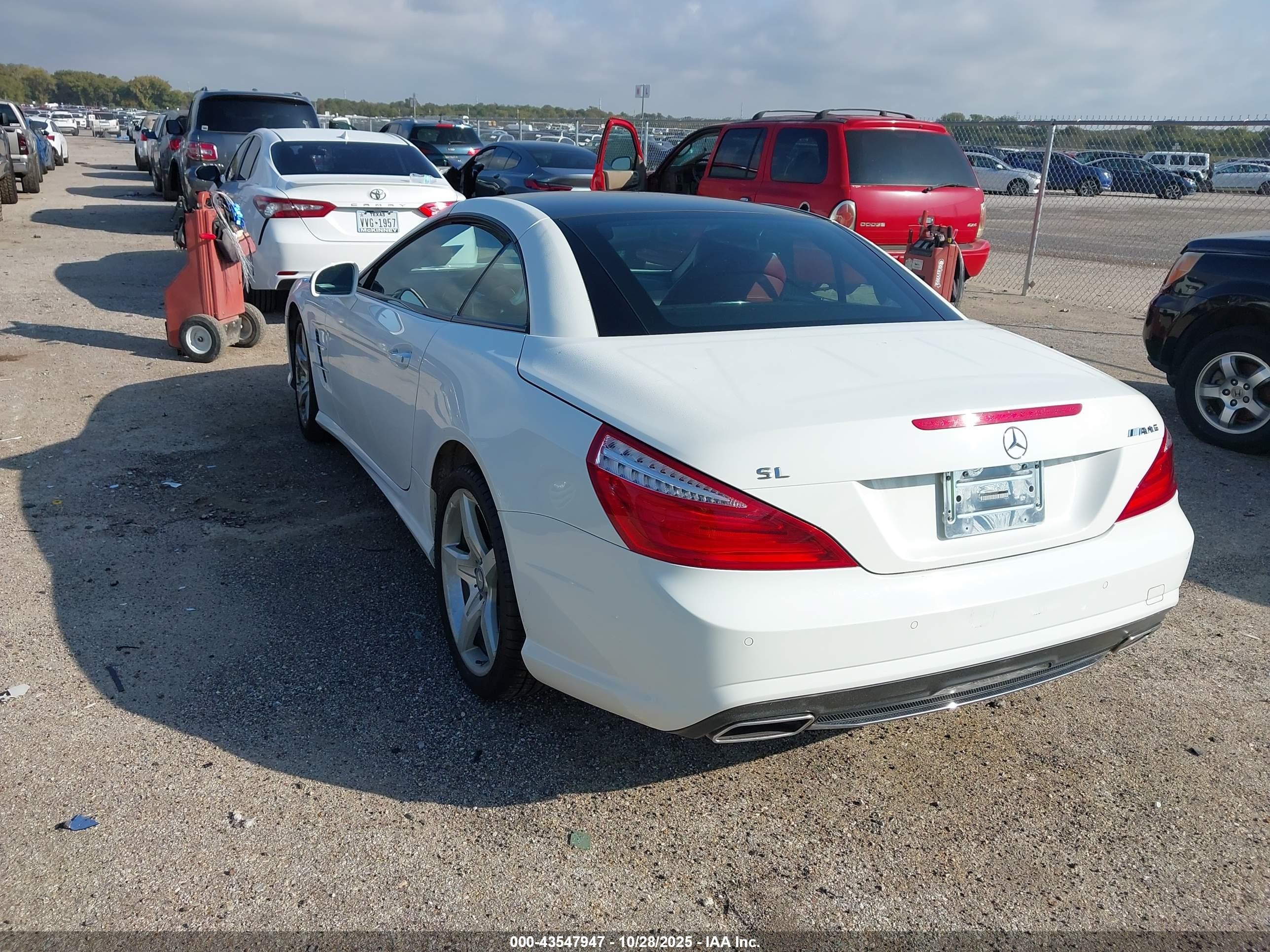 2015 Mercedes-benz Sl 400   White vin: WDDJK6FA5FF033847