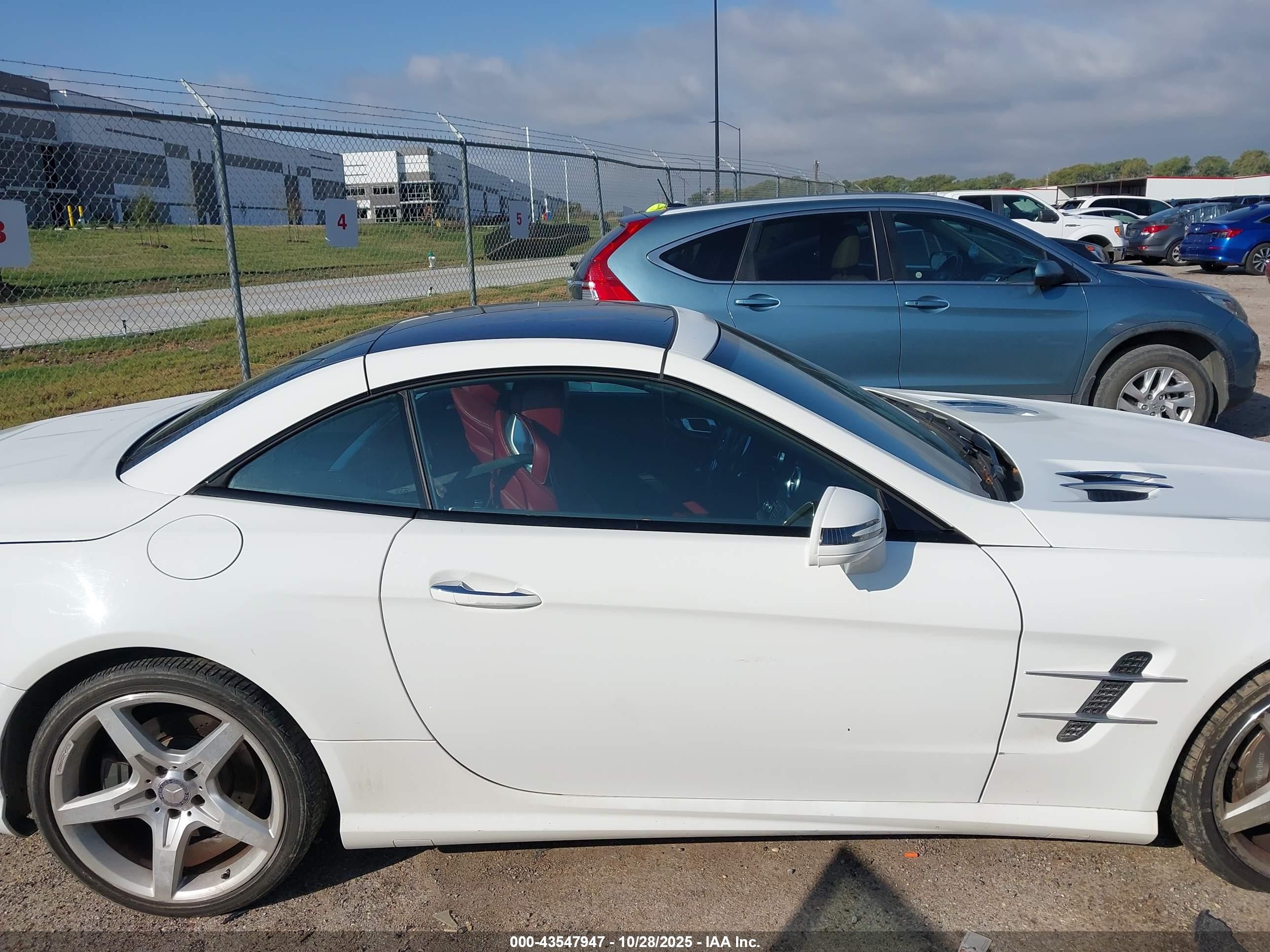 2015 Mercedes-benz Sl 400   White vin: WDDJK6FA5FF033847