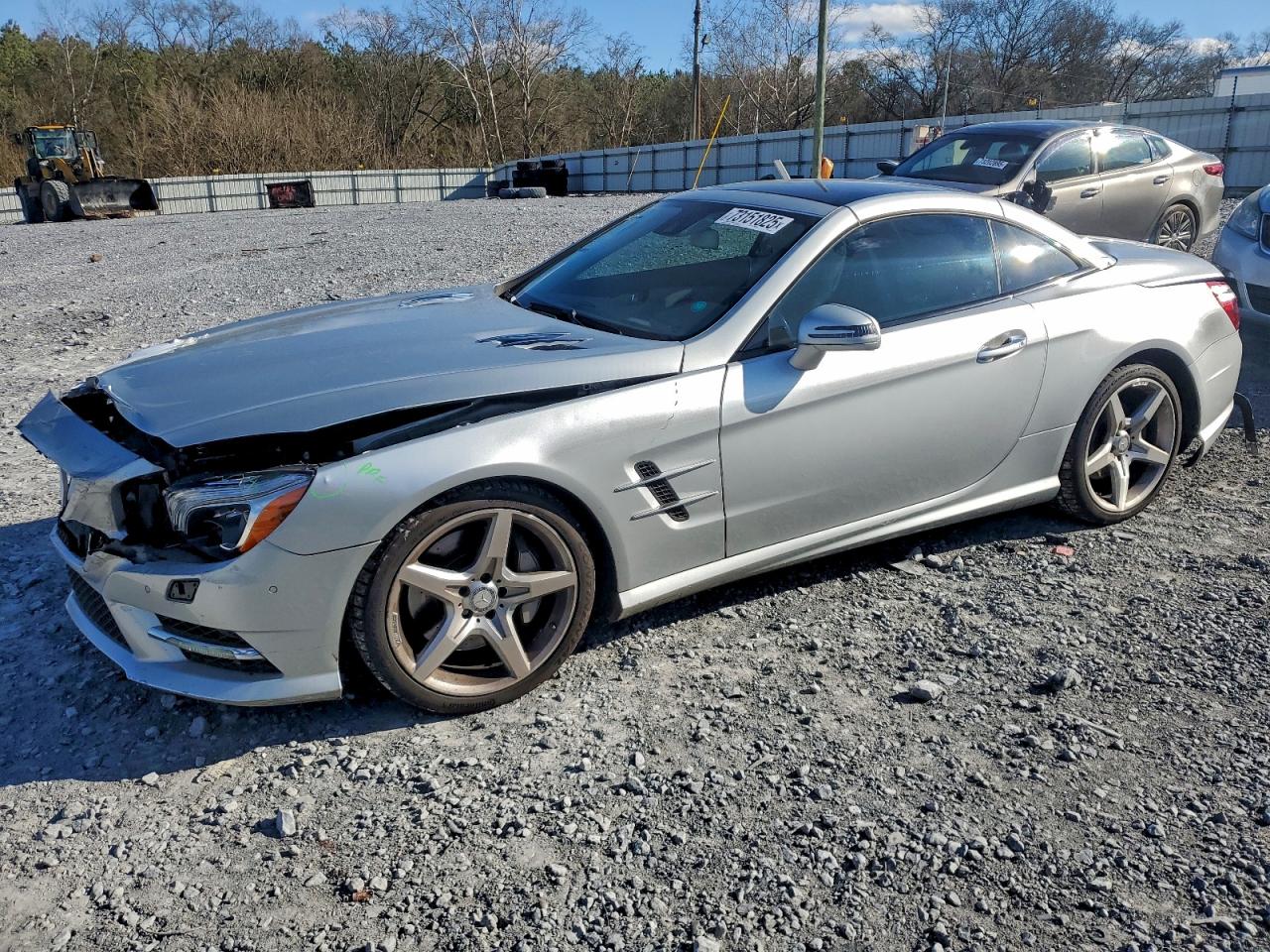 2015 Mercedes-benz Sl 400 Silver vin: WDDJK6FA5FF035632