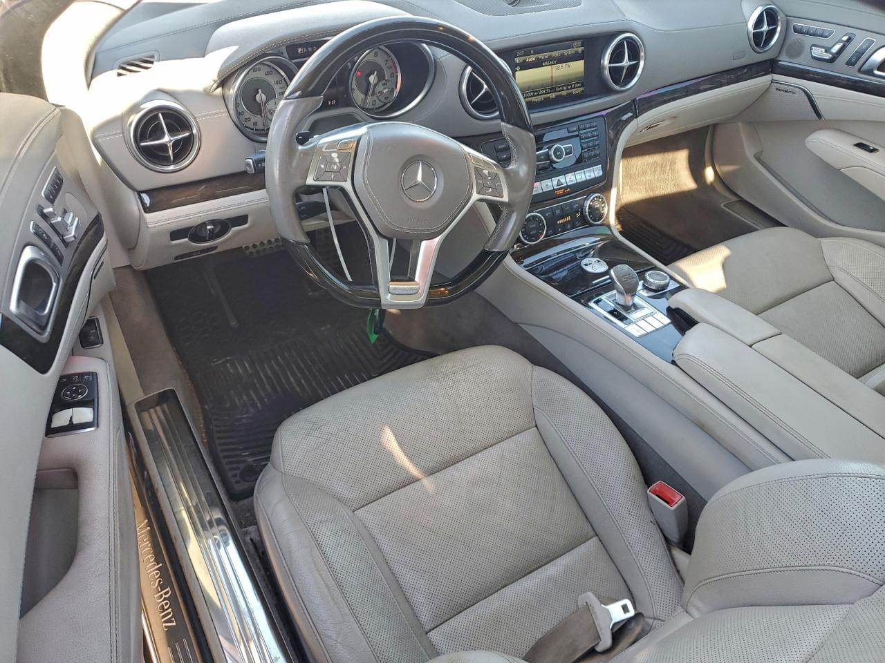 2015 Mercedes-benz Sl 400 Silver vin: WDDJK6FA5FF035632