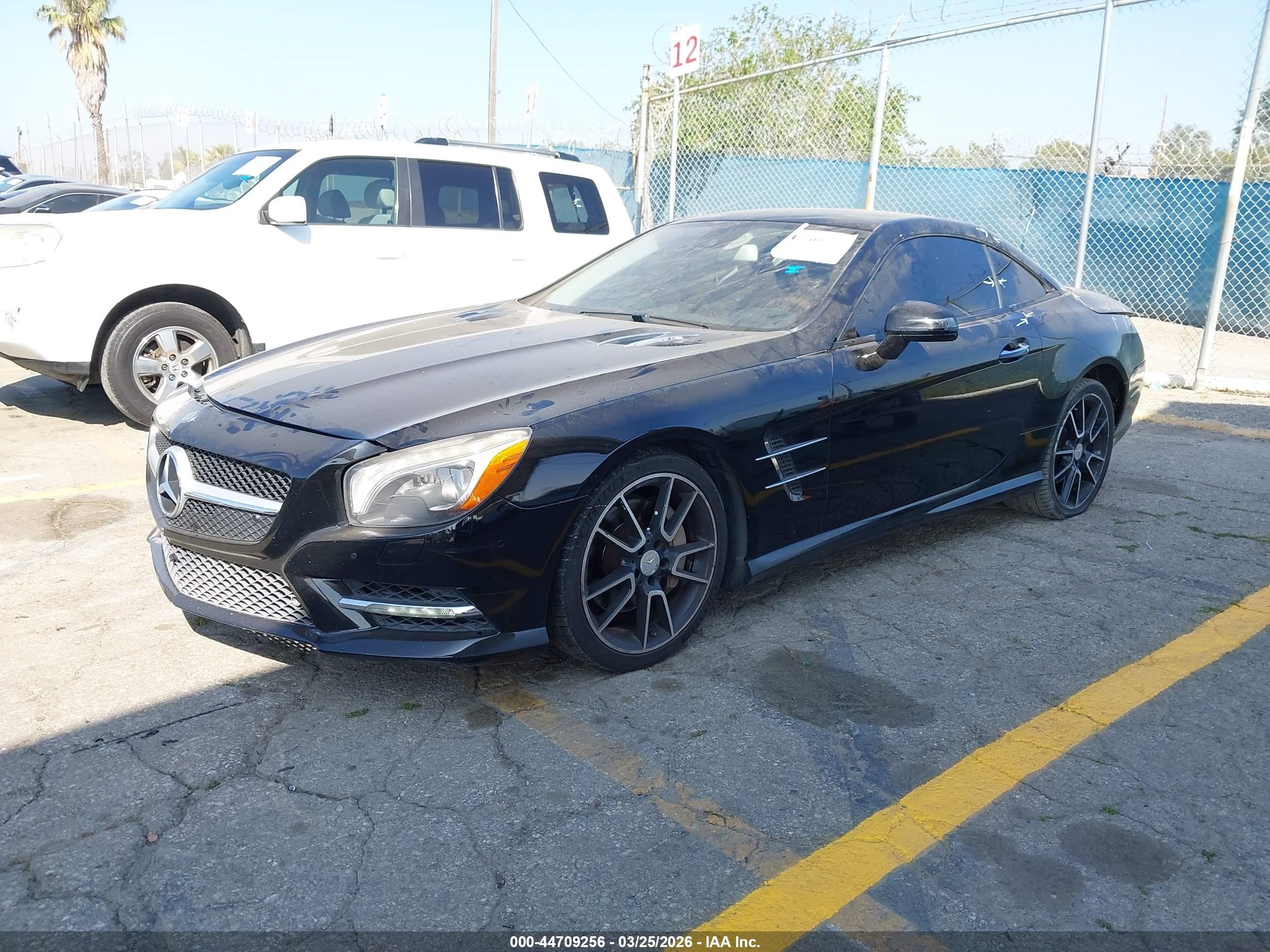 2015 Mercedes-benz Sl 400   Black vin: WDDJK6FA6FF030617