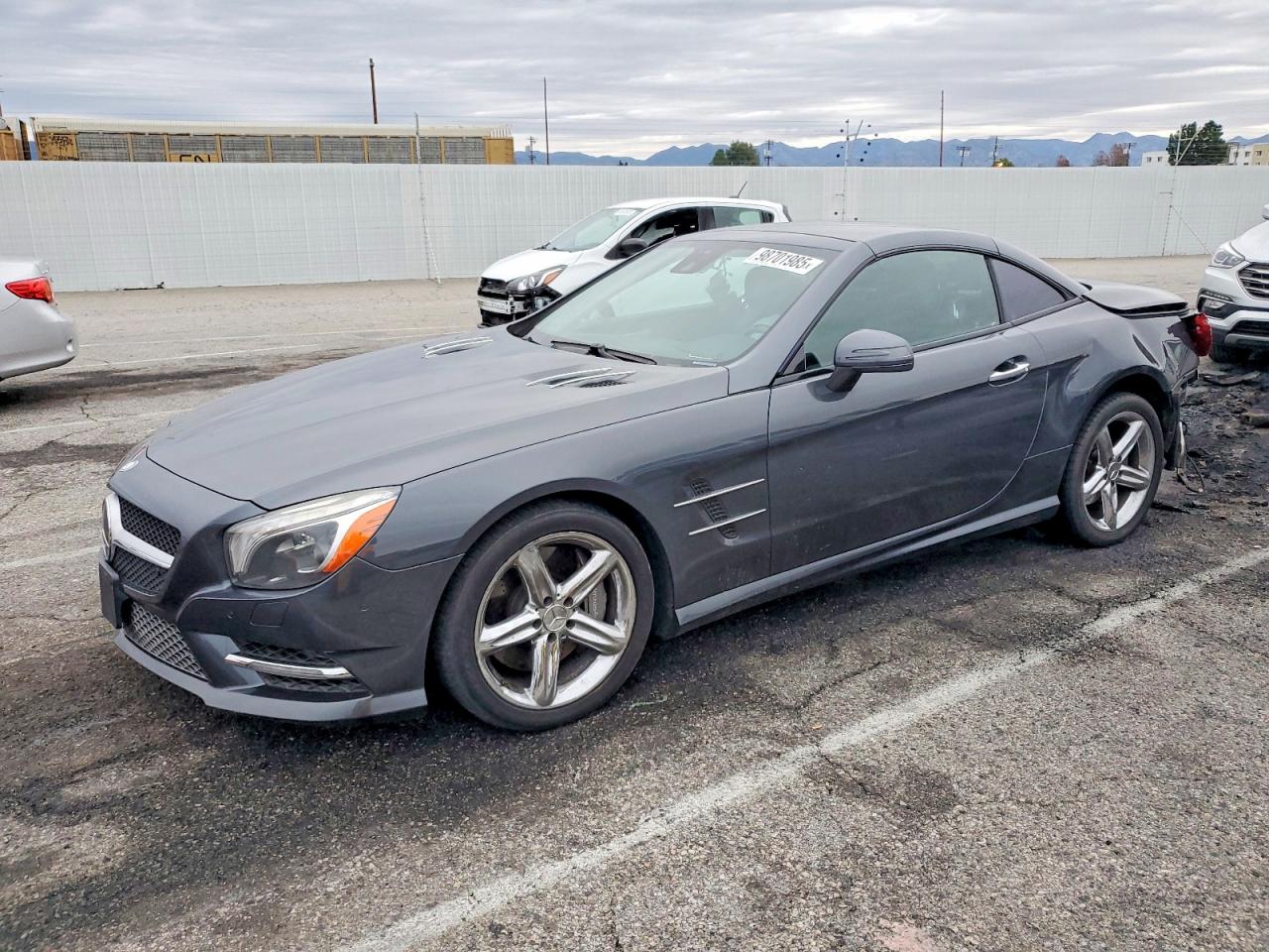 2015 Mercedes-benz Sl 400 Gray vin: WDDJK6FA6FF030875