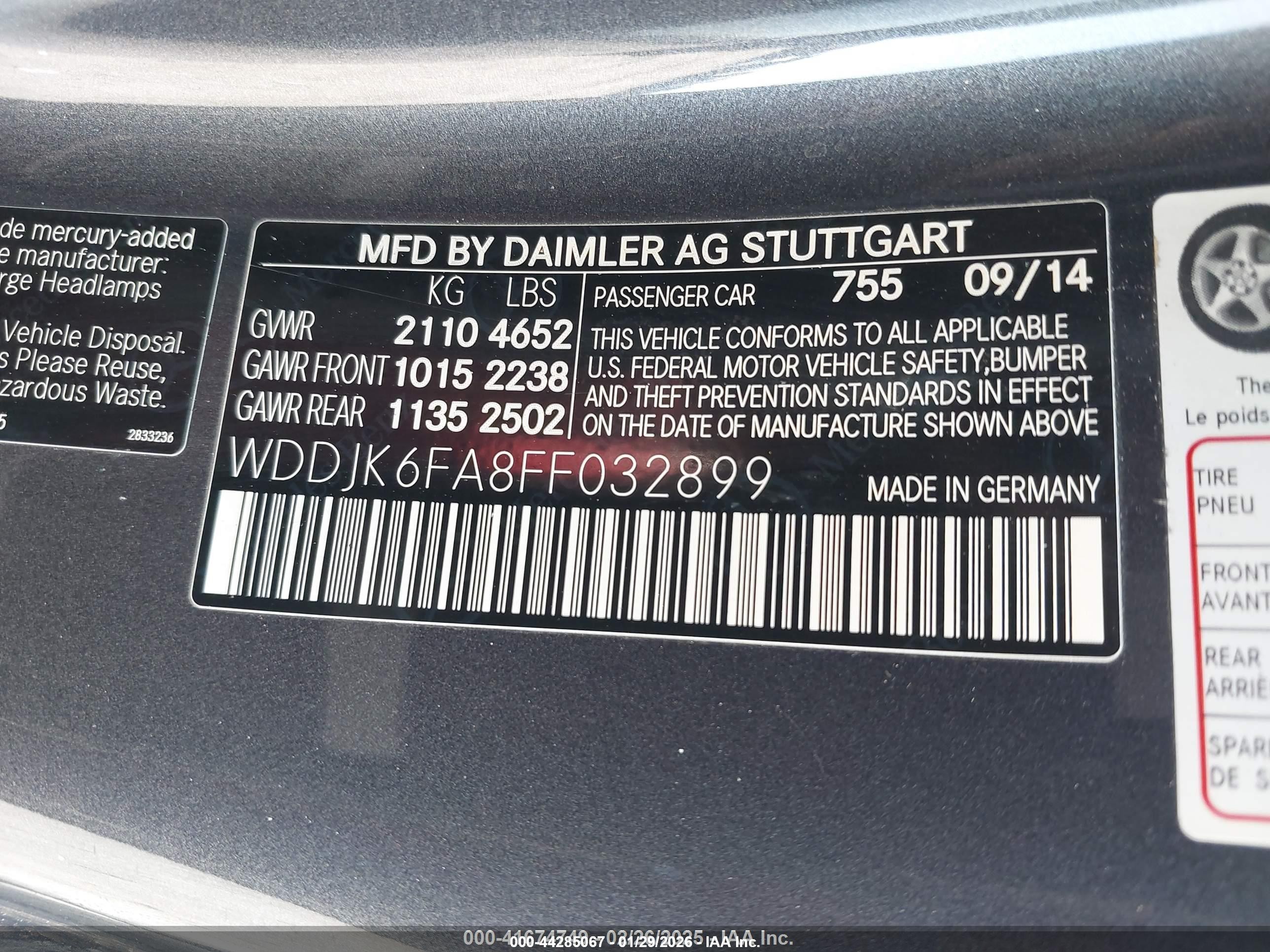 2015 Mercedes-benz Sl 400   Gray vin: WDDJK6FA8FF032899