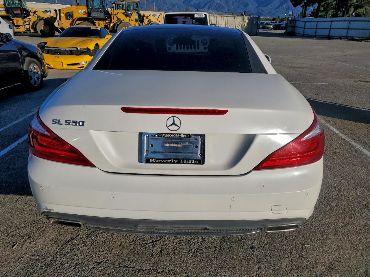 2015 Mercedes-benz Sl 400 White vin: WDDJK6FA9FF030711