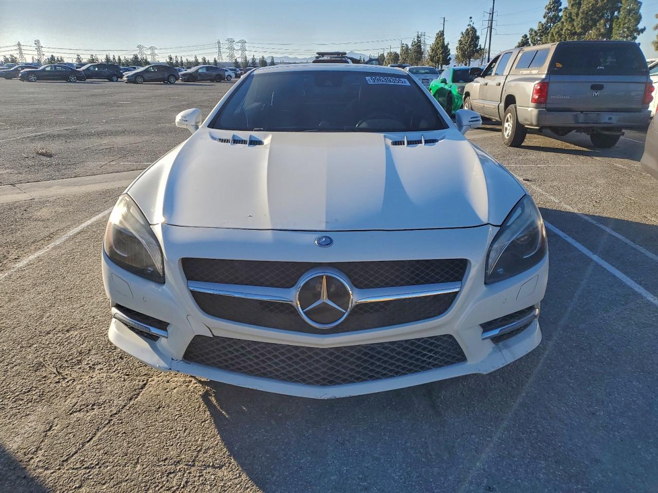 2015 Mercedes-benz Sl 400 White vin: WDDJK6FA9FF030711