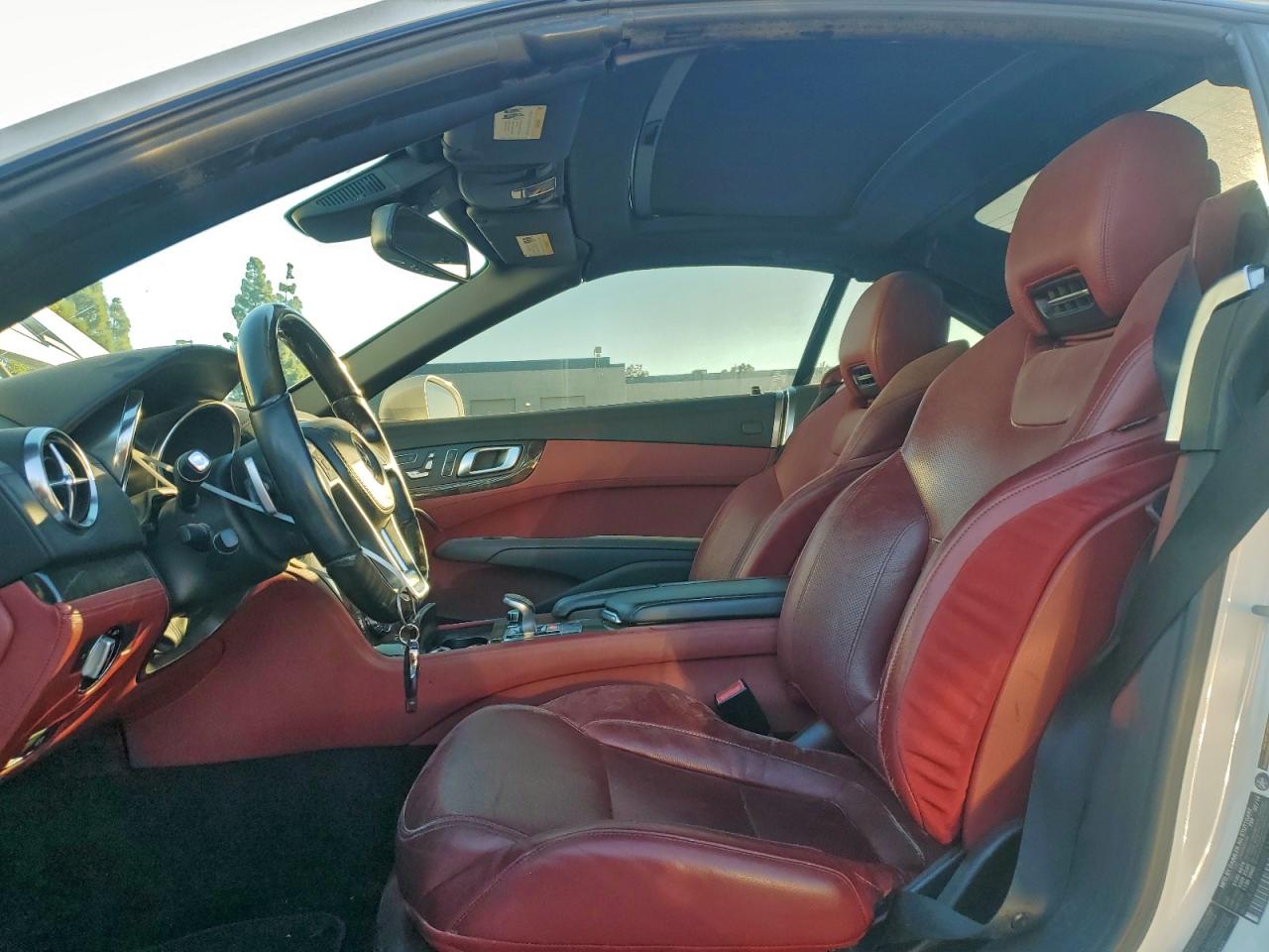 2015 Mercedes-benz Sl 400 White vin: WDDJK6FA9FF030711