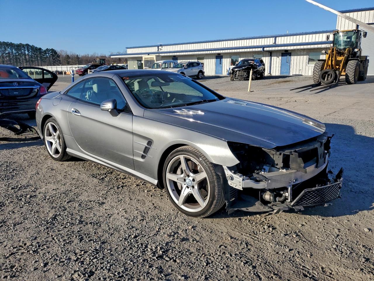 2015 Mercedes-benz Sl 400 Silver vin: WDDJK6FAXFF033097