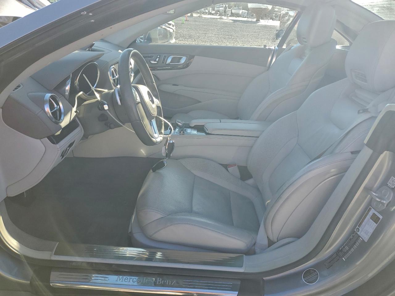 2015 Mercedes-benz Sl 400 Silver vin: WDDJK6FAXFF033097