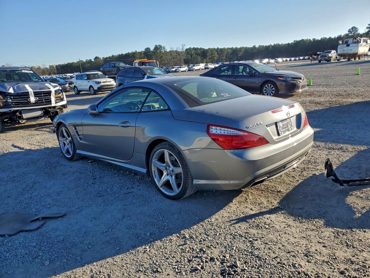 2015 Mercedes-benz Sl 400 Silver vin: WDDJK6FAXFF033097