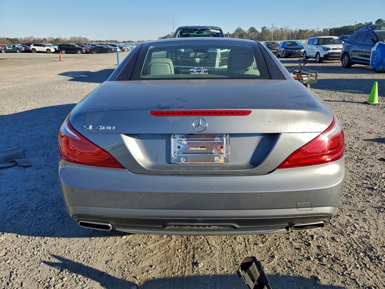 2015 Mercedes-benz Sl 400 Silver vin: WDDJK6FAXFF033097