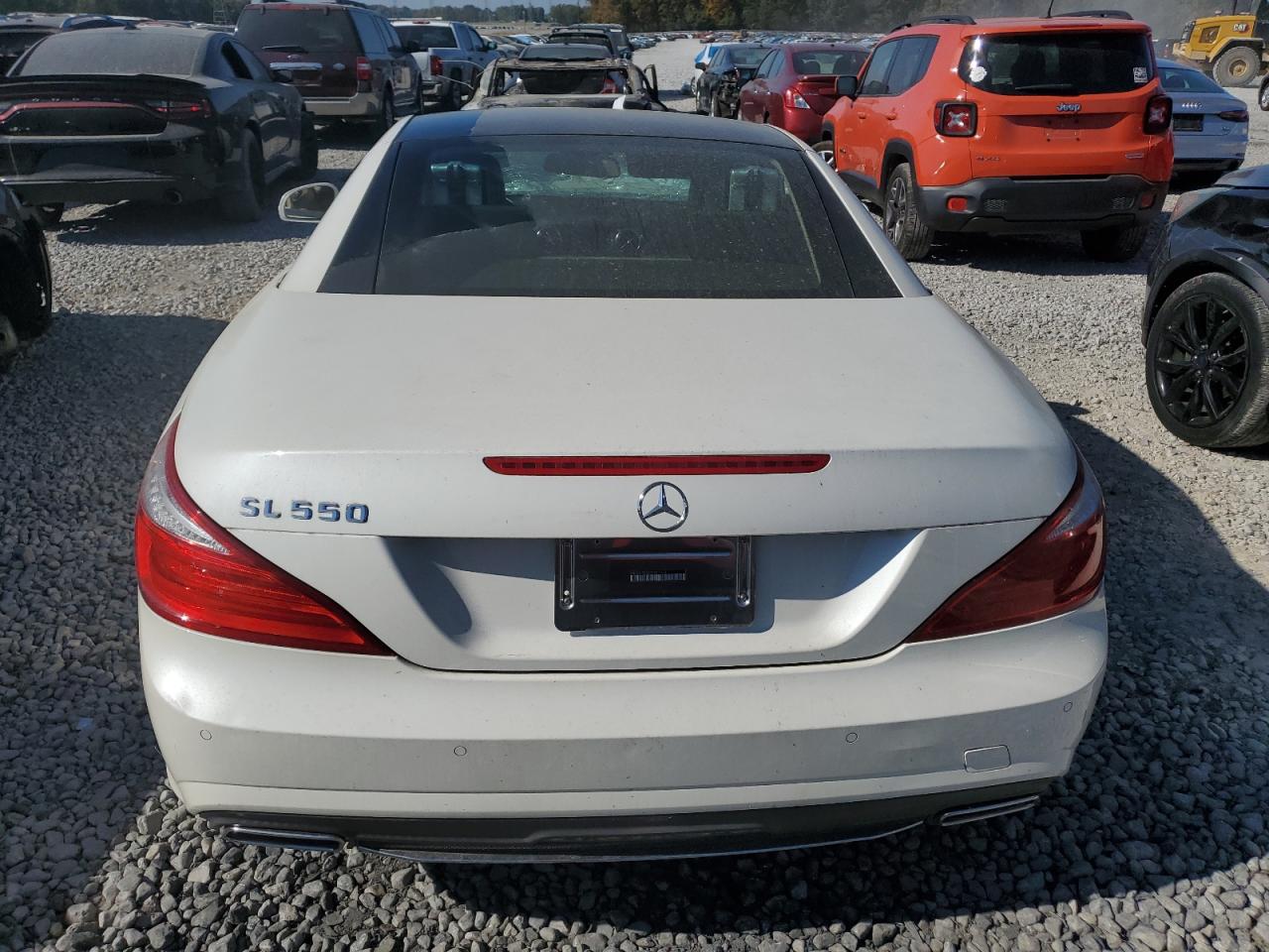 2014 Mercedes-benz Sl 550 White vin: WDDJK7DA0EF021533