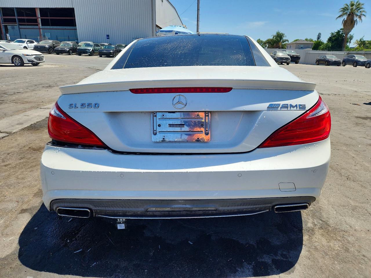 2013 Mercedes-benz Sl 550 White vin: WDDJK7DA1DF014010