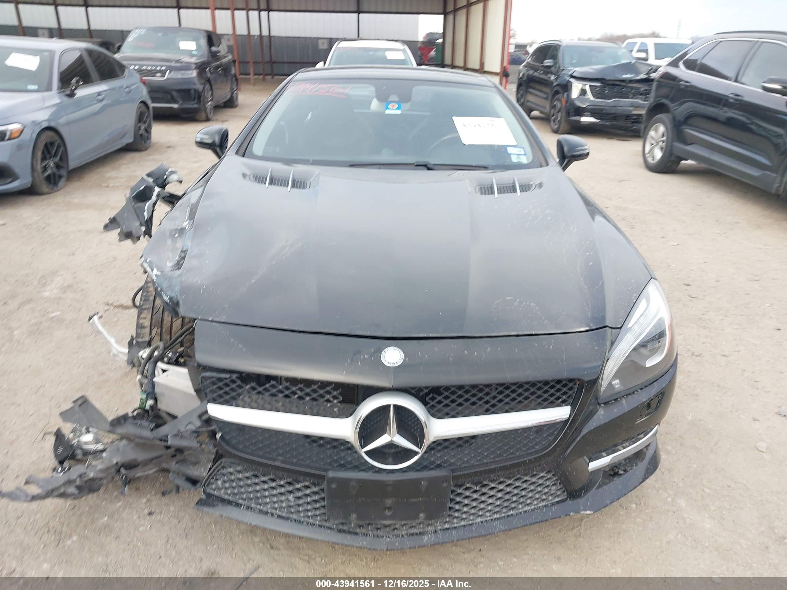 2014 Mercedes-benz Sl 550   Black vin: WDDJK7DA1EF025607