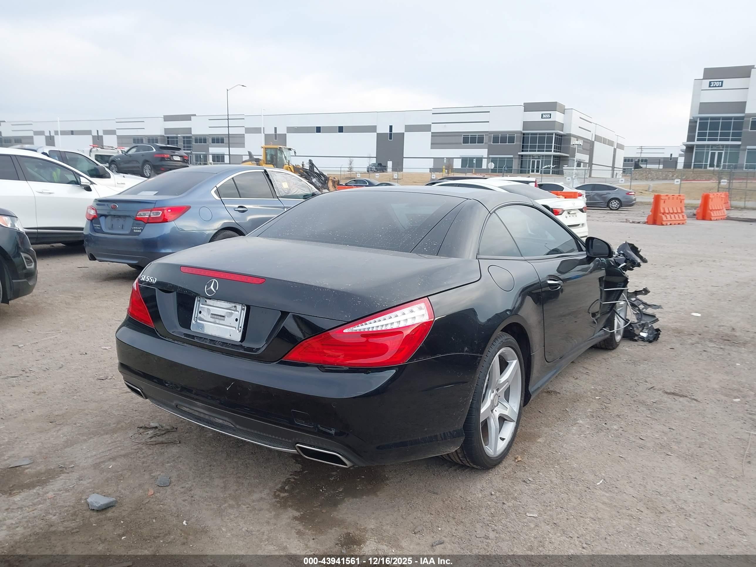 2014 Mercedes-benz Sl 550   Black vin: WDDJK7DA1EF025607