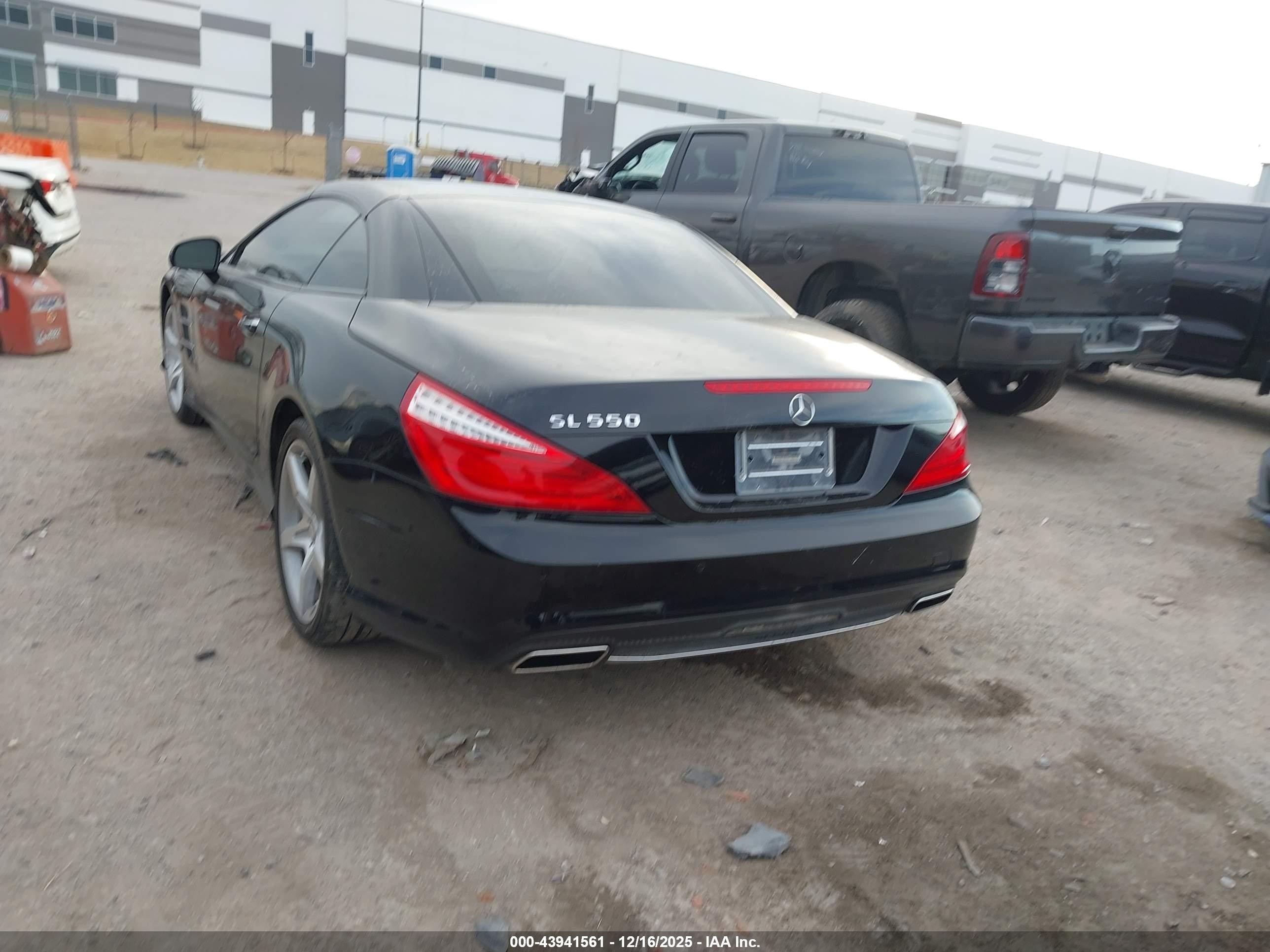 2014 Mercedes-benz Sl 550   Black vin: WDDJK7DA1EF025607