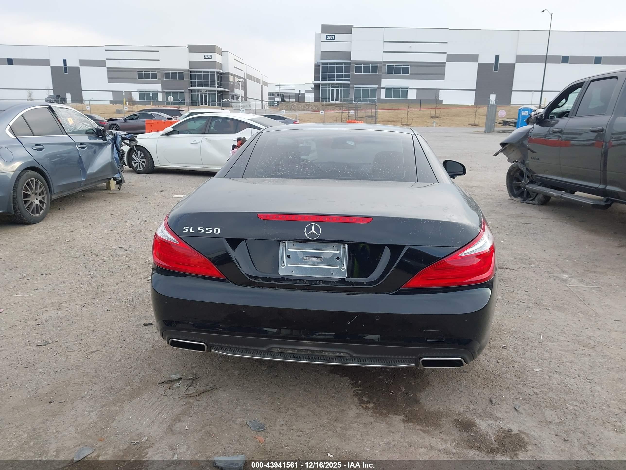 2014 Mercedes-benz Sl 550   Black vin: WDDJK7DA1EF025607