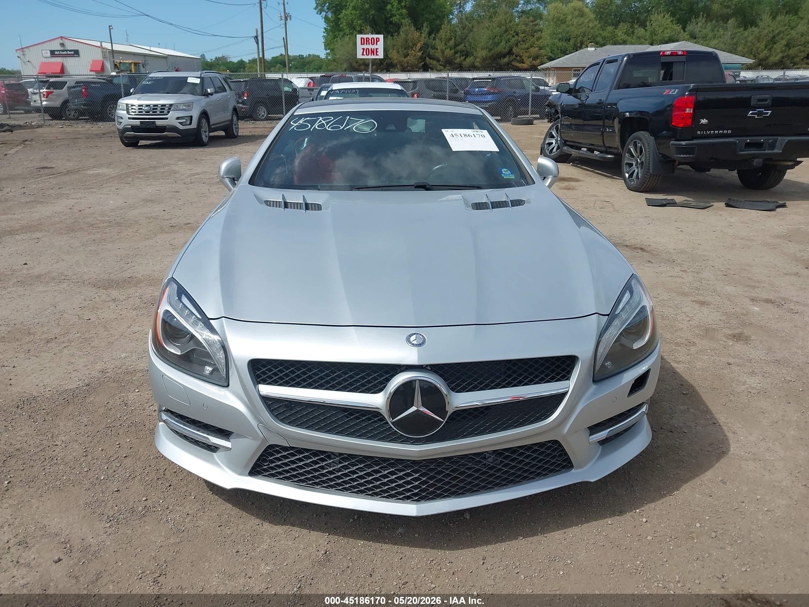 2013 Mercedes-benz Sl 550   Silver vin: WDDJK7DA2DF021015