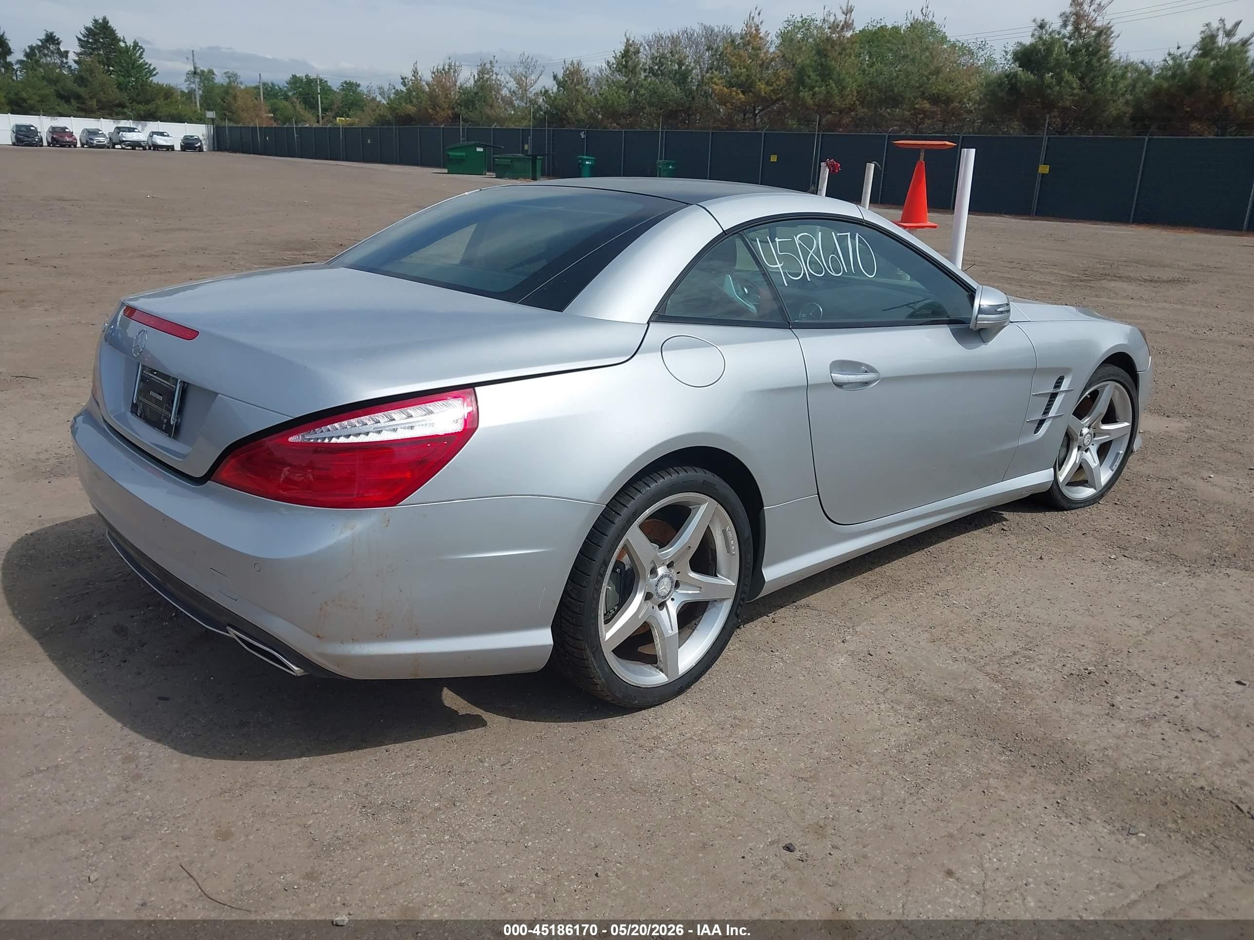 2013 Mercedes-benz Sl 550   Silver vin: WDDJK7DA2DF021015