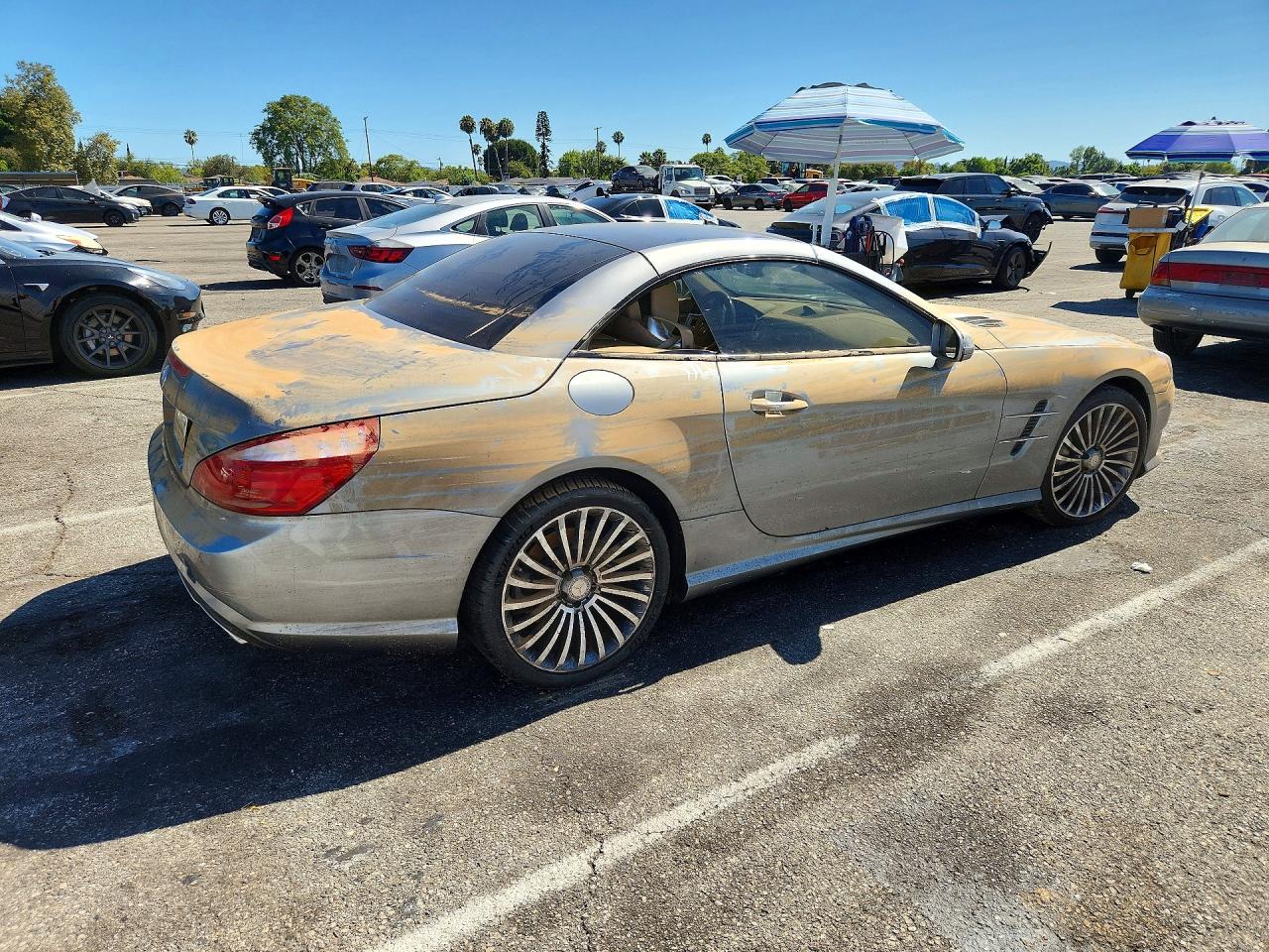 2015 Mercedes-benz Sl 550 Gray vin: WDDJK7DA2FF031529