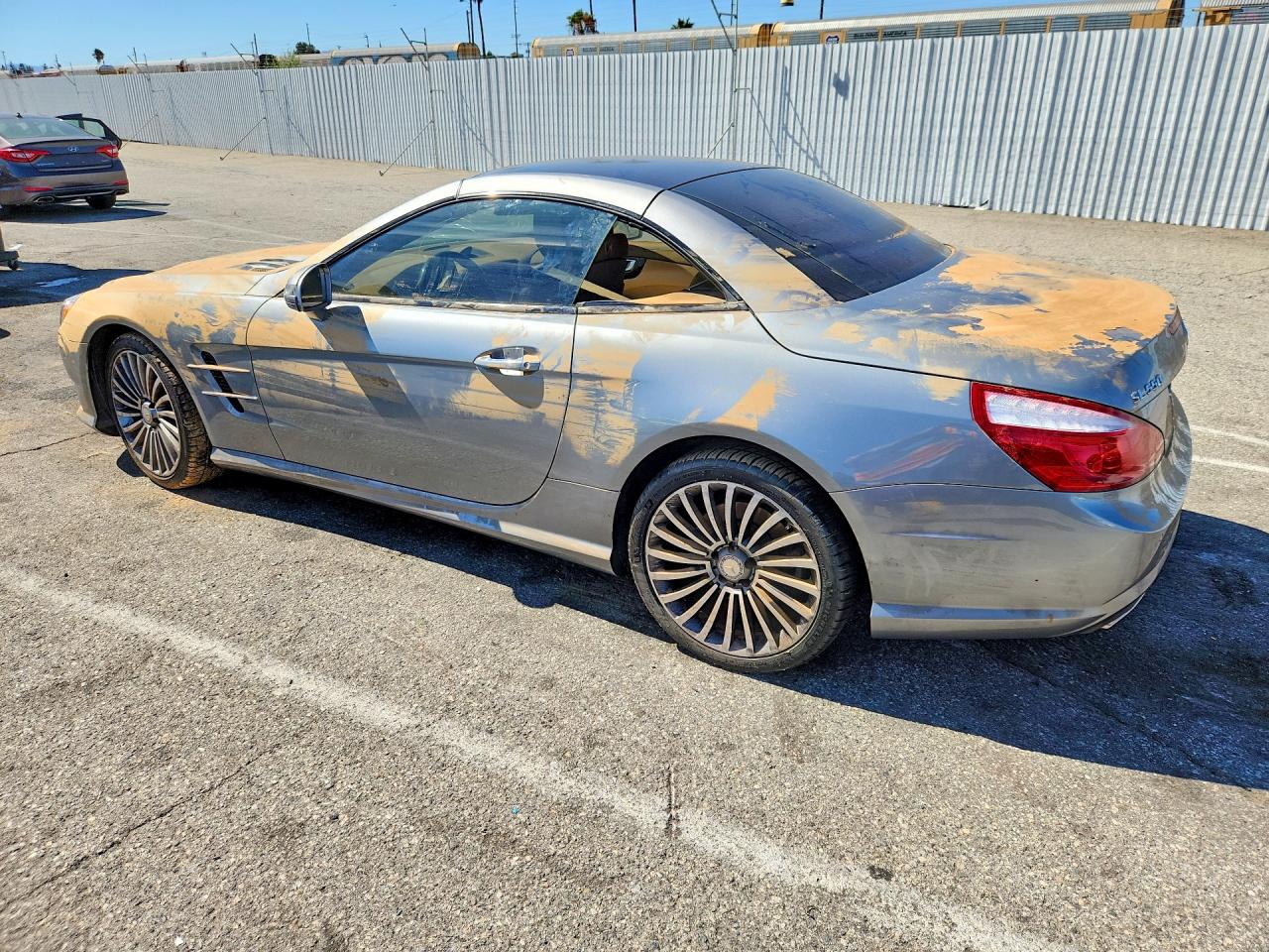 2015 Mercedes-benz Sl 550 Gray vin: WDDJK7DA2FF031529