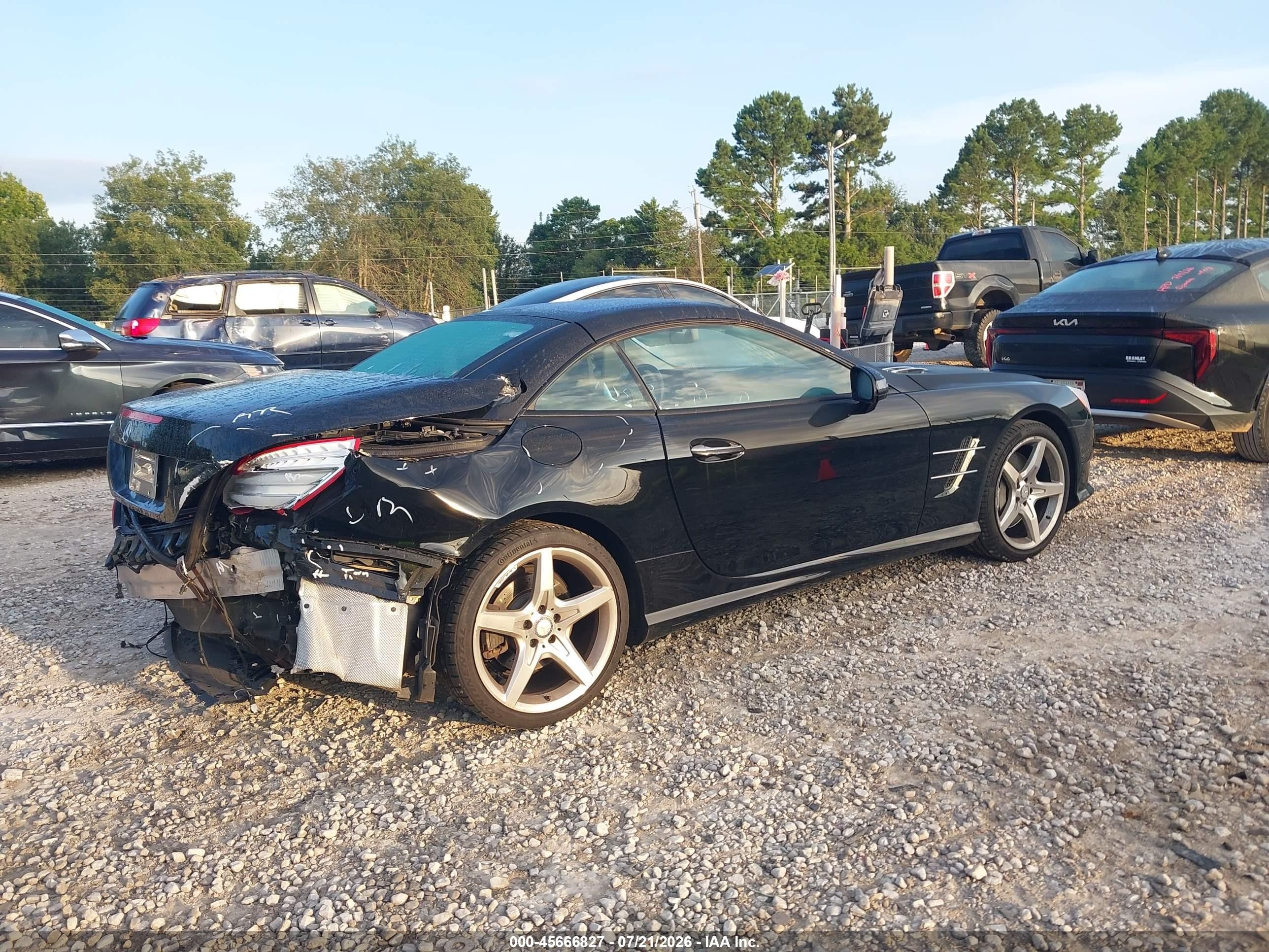 2013 Mercedes-benz Sl 550 Black vin: WDDJK7DA3DF000805
