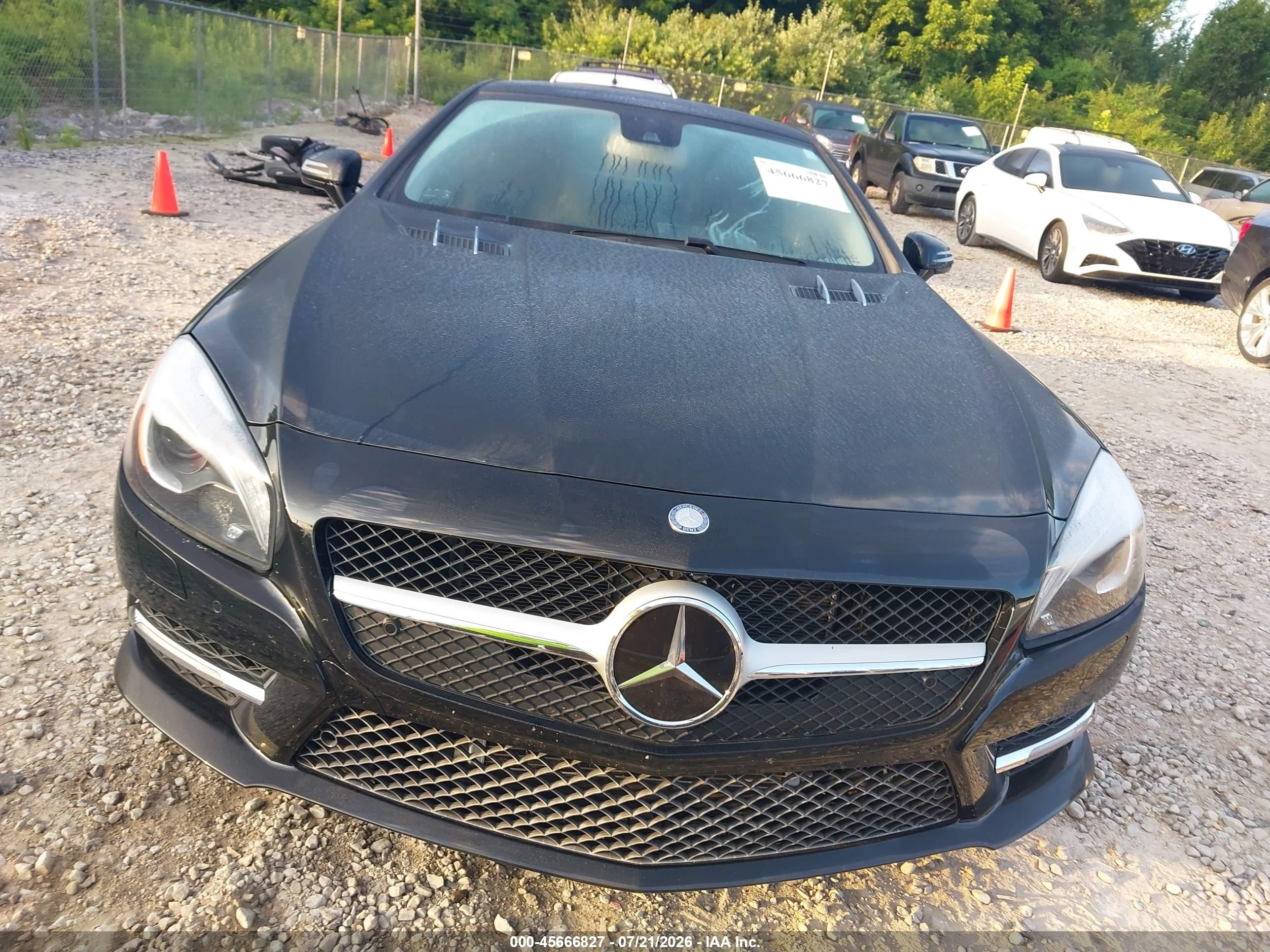 2013 Mercedes-benz Sl 550 Black vin: WDDJK7DA3DF000805