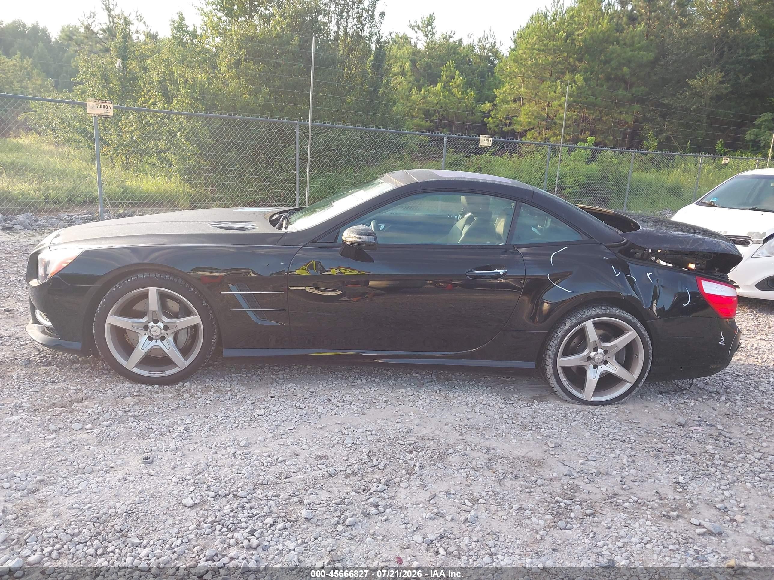 2013 Mercedes-benz Sl 550 Black vin: WDDJK7DA3DF000805