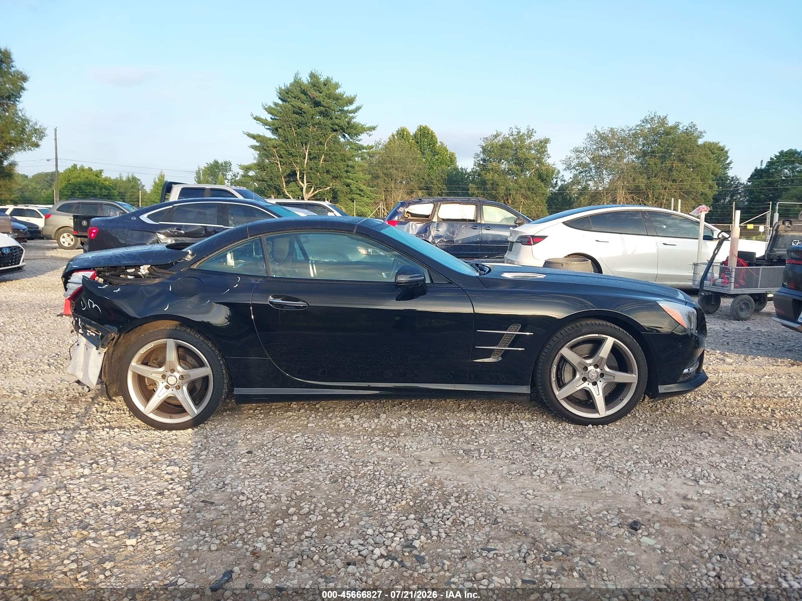 2013 Mercedes-benz Sl 550 Black vin: WDDJK7DA3DF000805