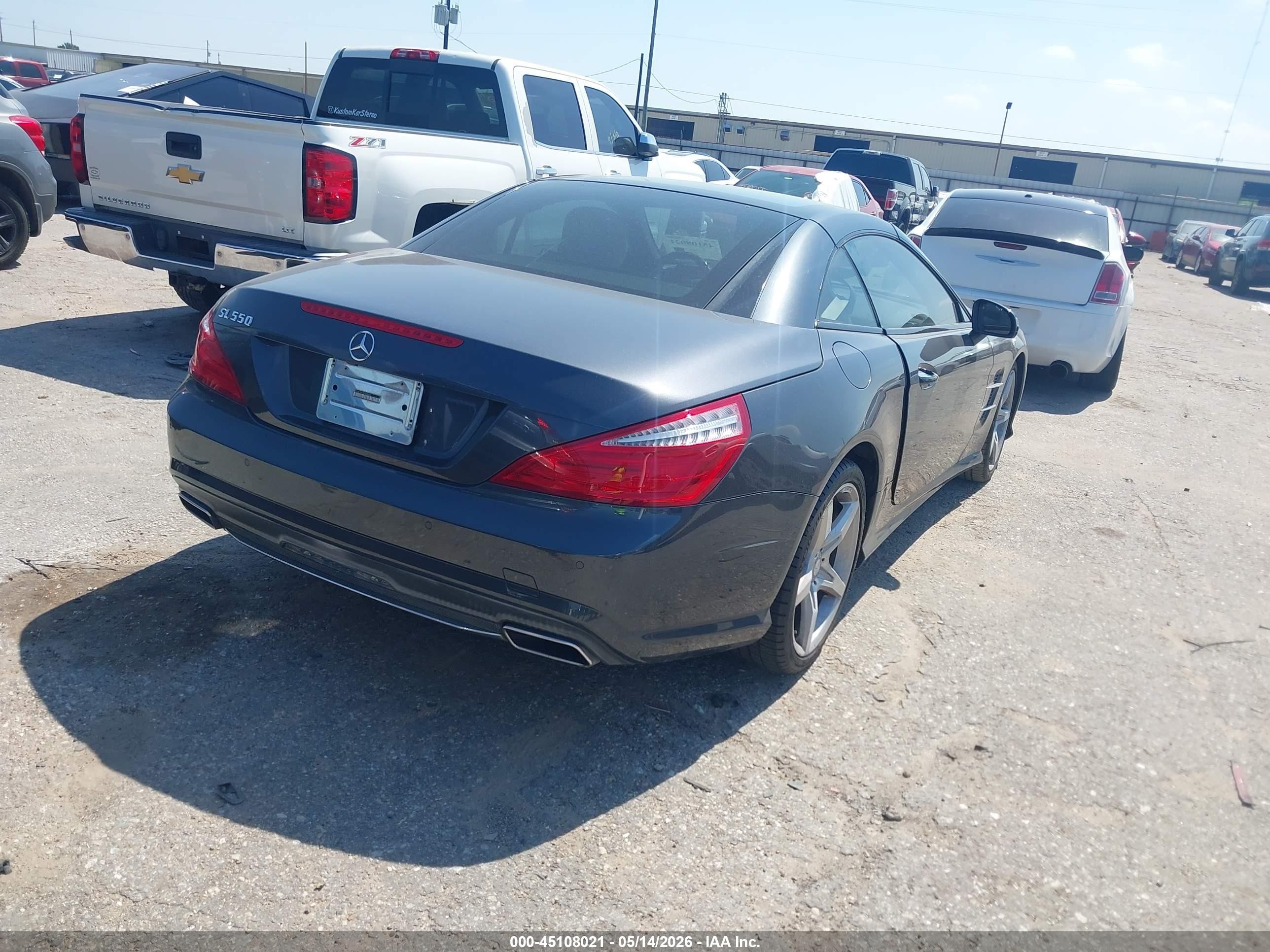 2013 Mercedes-benz Sl 550   Gray vin: WDDJK7DA3DF008287