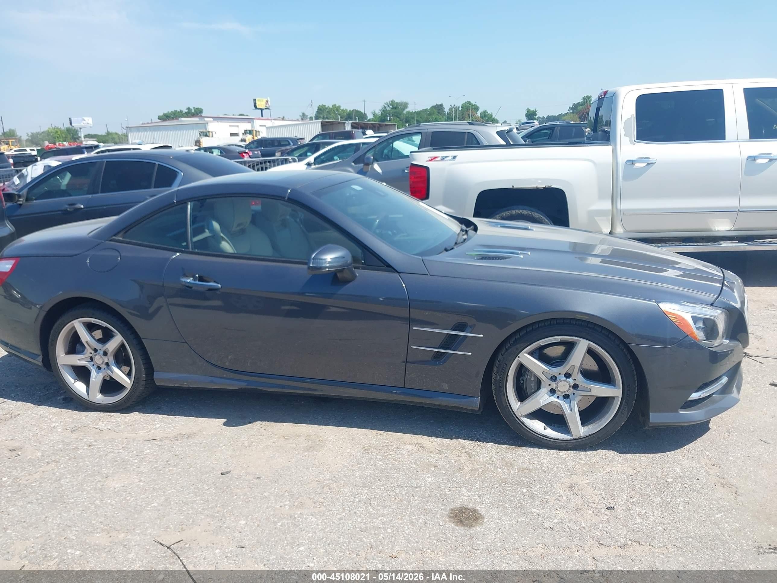 2013 Mercedes-benz Sl 550   Gray vin: WDDJK7DA3DF008287