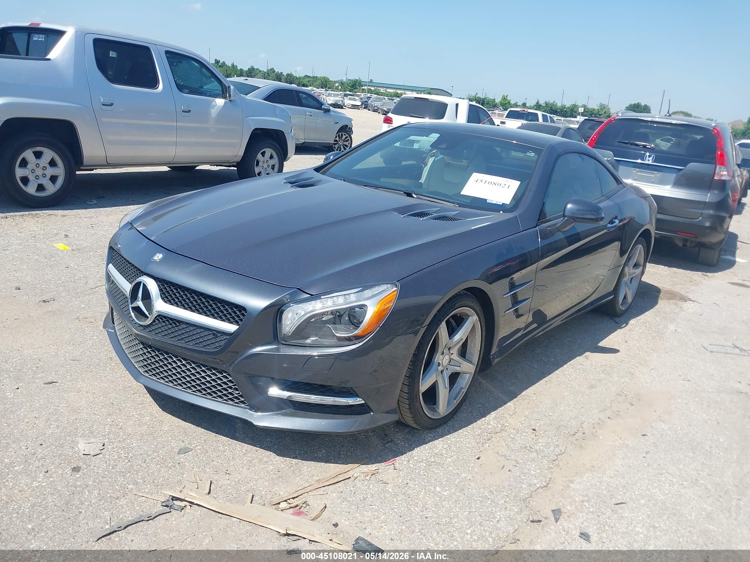 2013 Mercedes-benz Sl 550   Gray vin: WDDJK7DA3DF008287