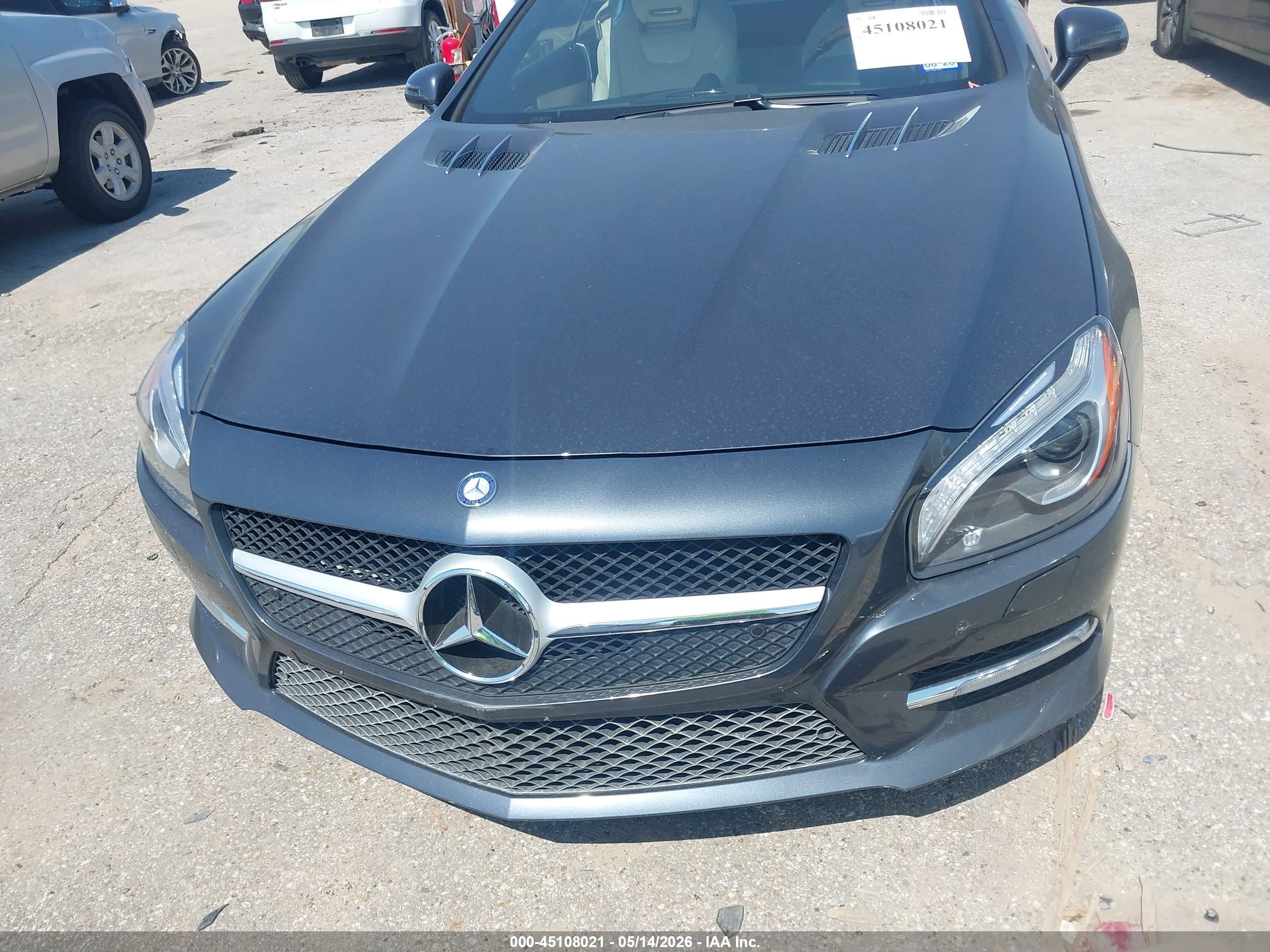 2013 Mercedes-benz Sl 550   Gray vin: WDDJK7DA3DF008287
