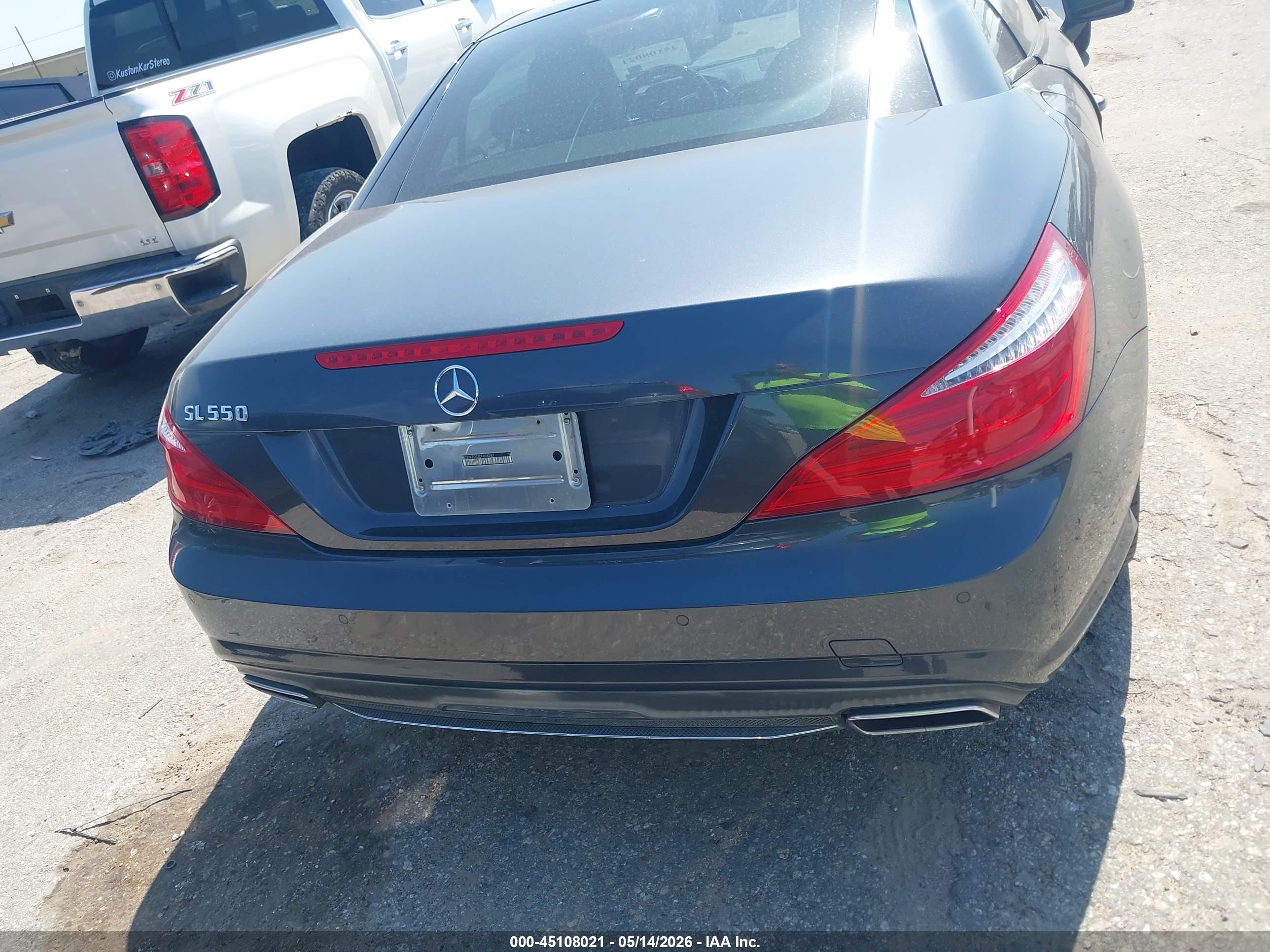 2013 Mercedes-benz Sl 550   Gray vin: WDDJK7DA3DF008287