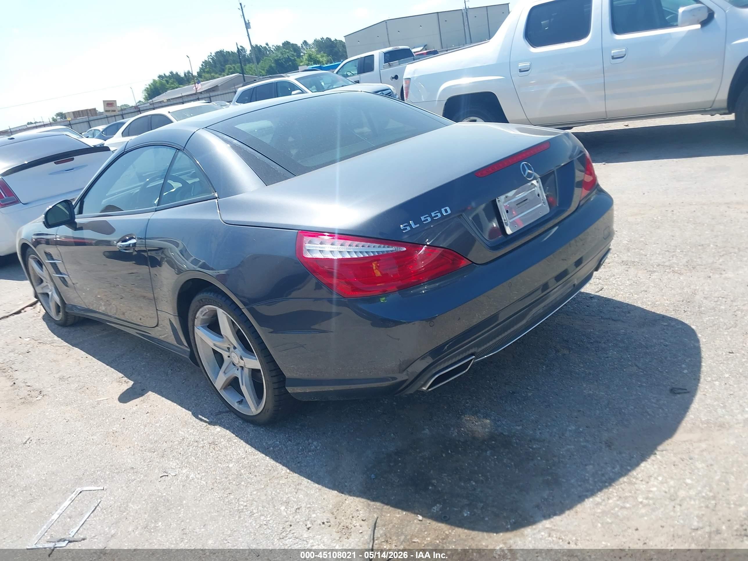 2013 Mercedes-benz Sl 550   Gray vin: WDDJK7DA3DF008287