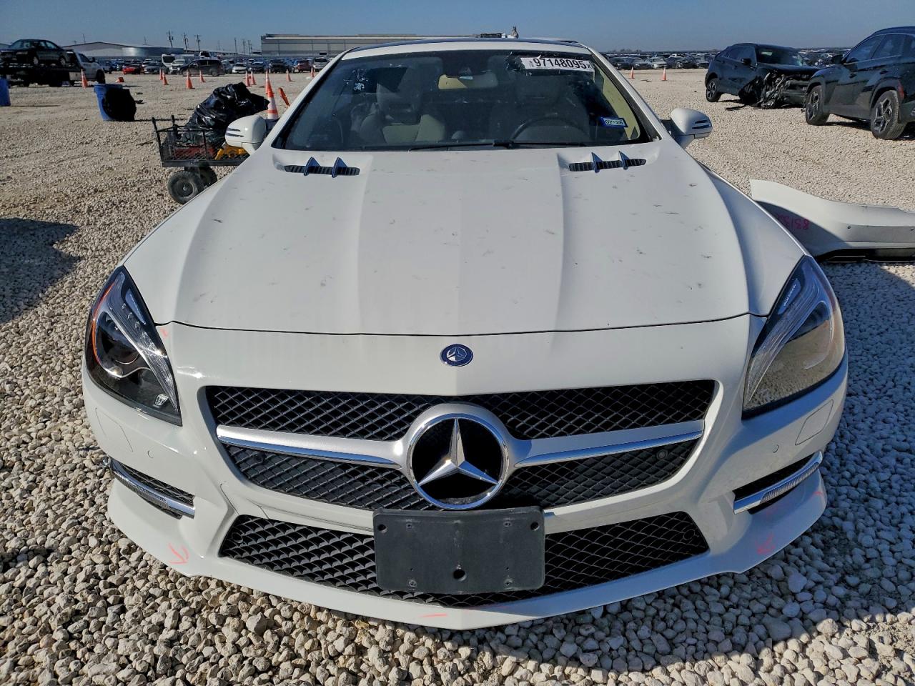 2015 Mercedes-benz Sl 550 White vin: WDDJK7DA3FF030258